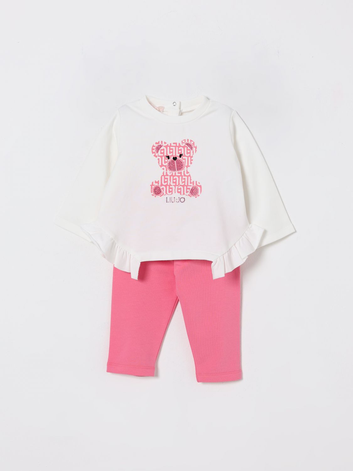 Liu •jo Romper Liu Jo Kids Color Pink In White