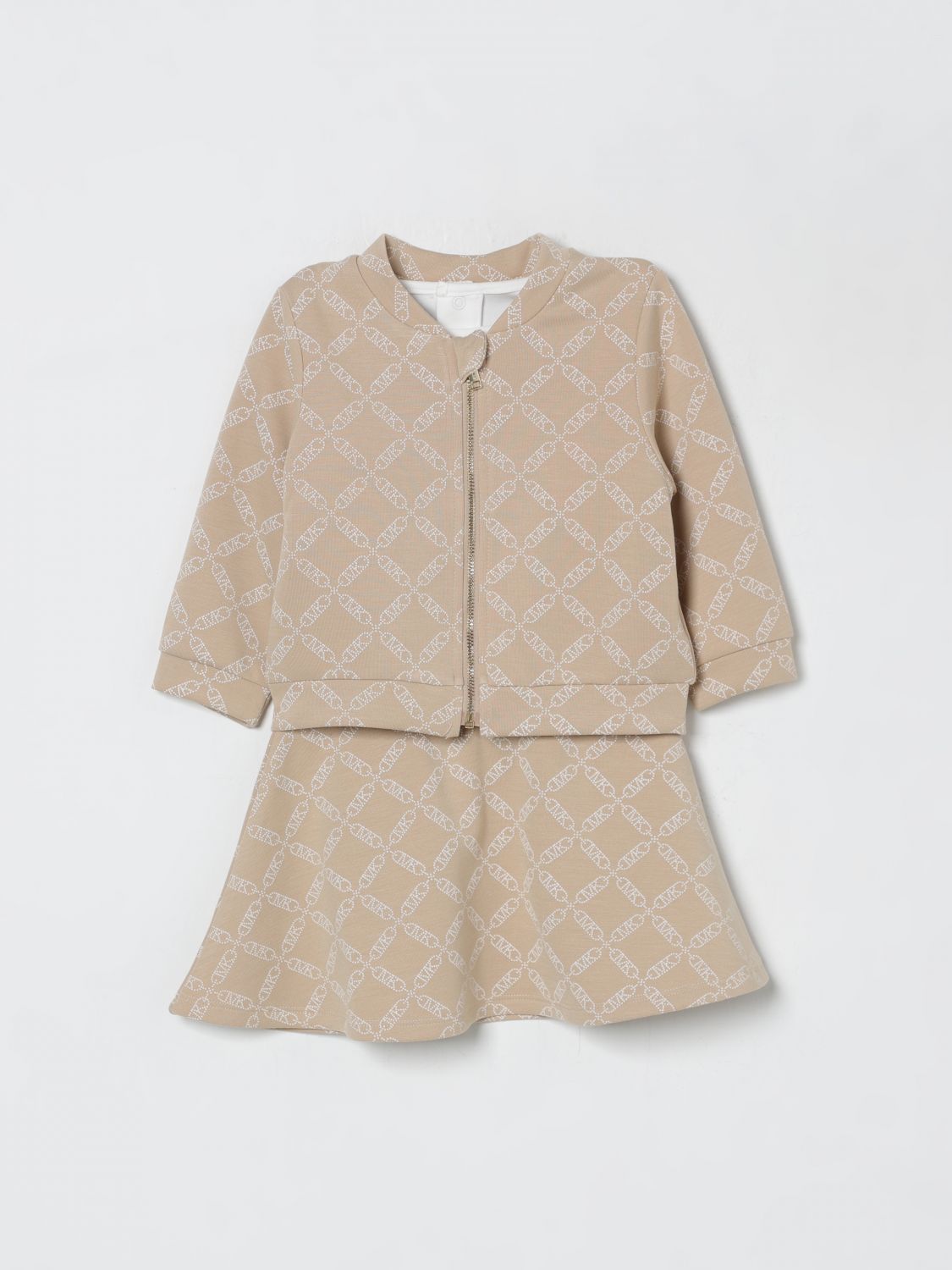 Michael Kors Jumpsuit Kids Color Beige In Pink