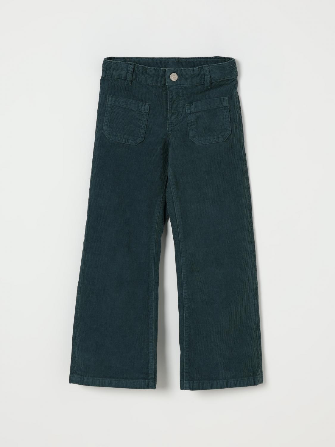 BONPOINT Hose Kinder Farbe Grün