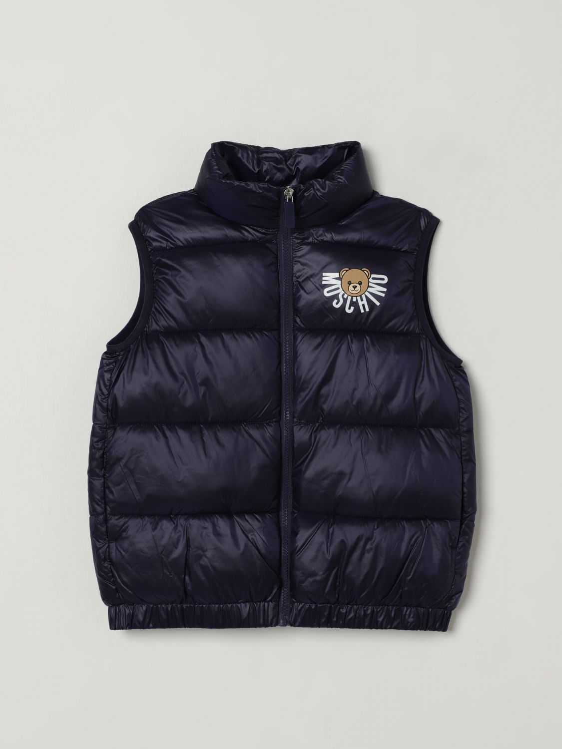 Moschino Coat  Kids Color Blue In Blue