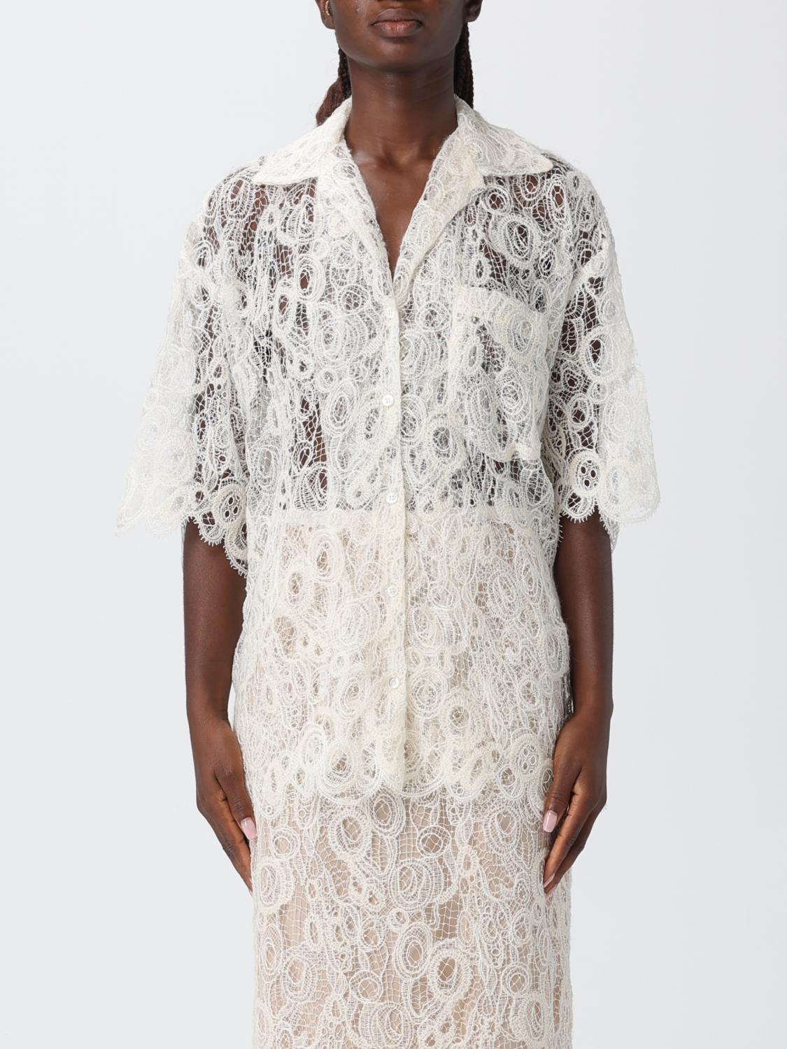 Fabiana Filippi Shirt Woman Color White In White
