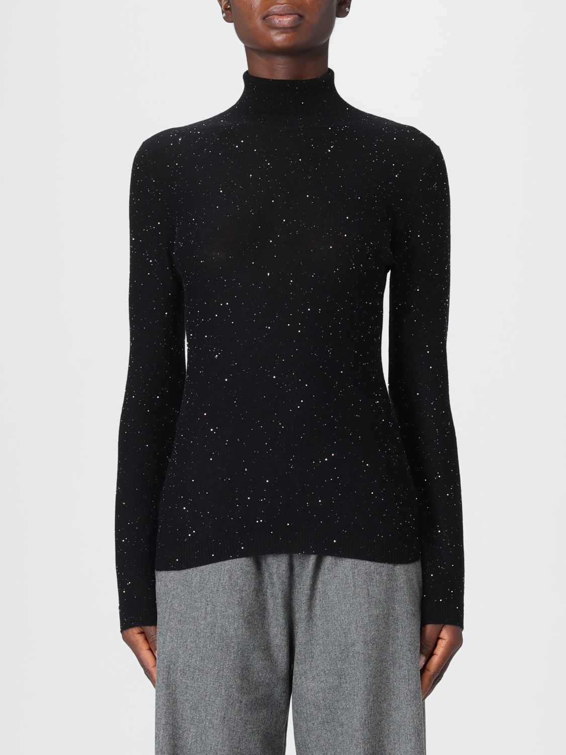 Fabiana Filippi Sweater Woman Color Black