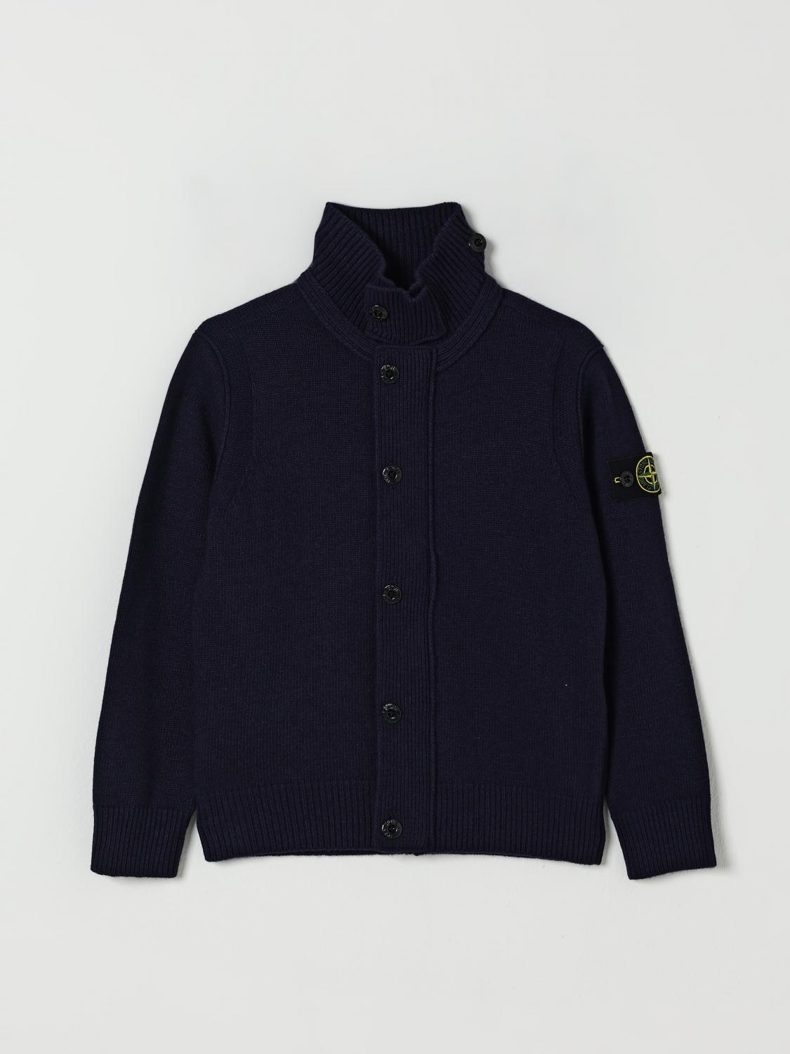 Stone Island Sweater  Junior Kids Color Blue In Blue