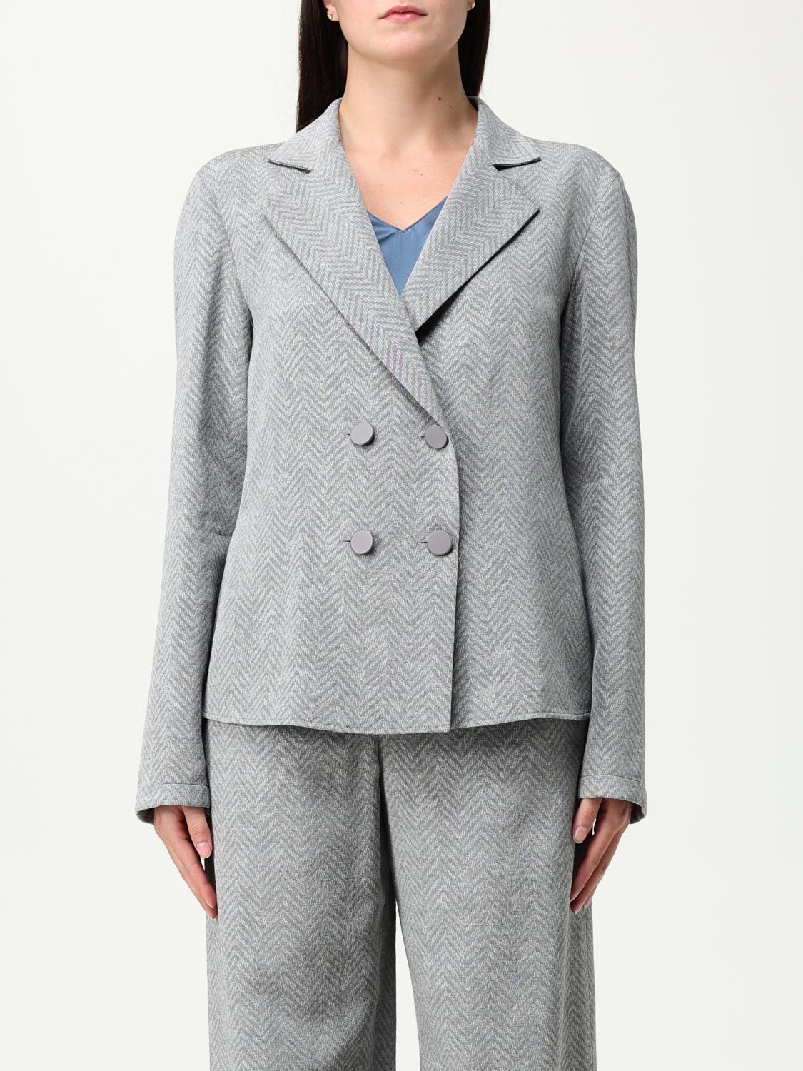 Emporio Armani Jackets In Gray