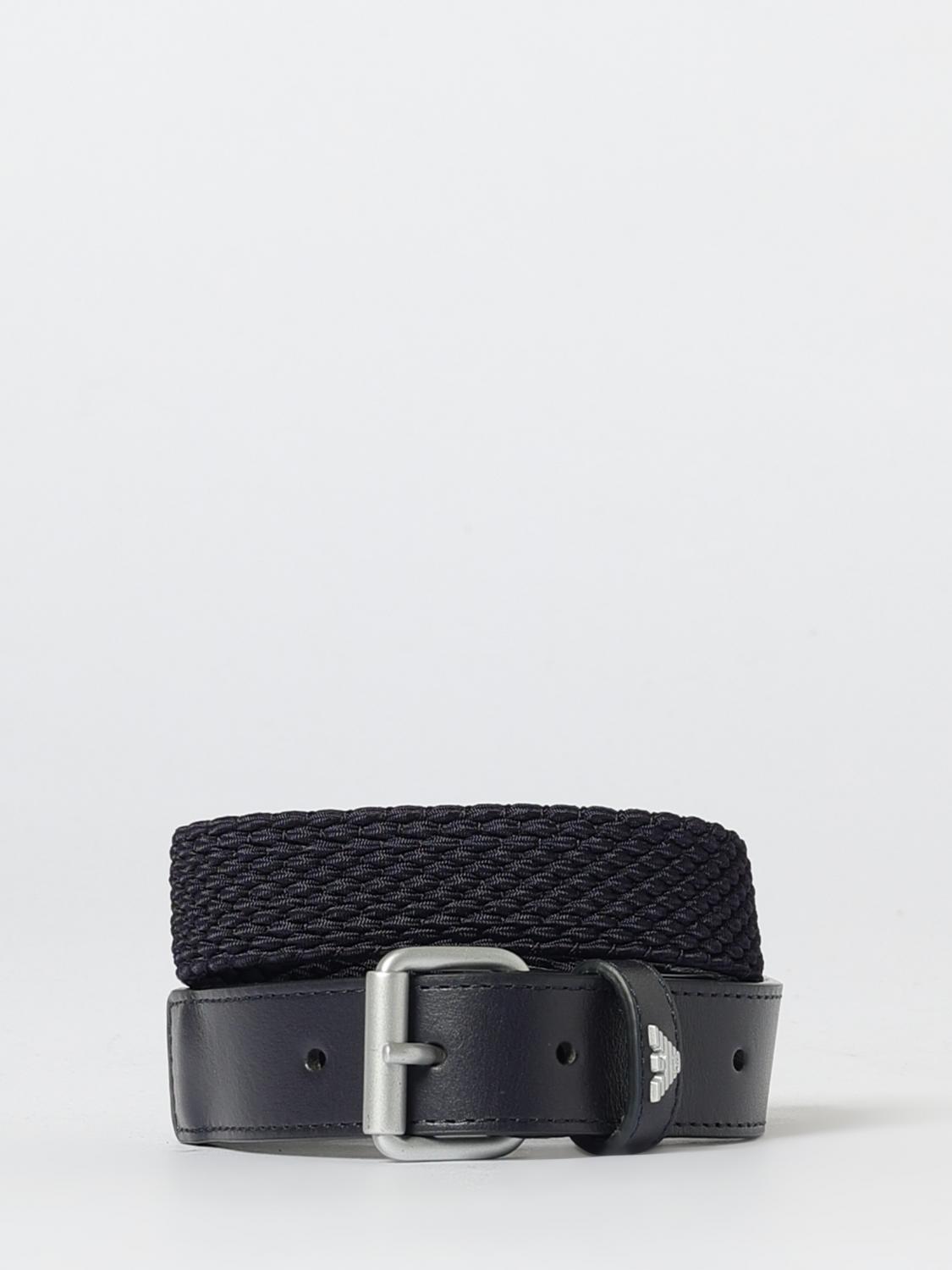 Emporio Armani Belt Kids  In Blue