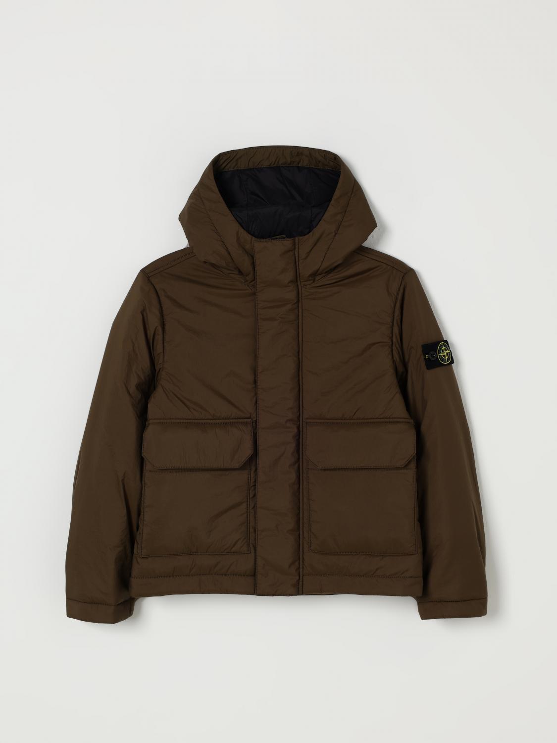 STONE ISLAND JUNIOR Jacke Kinder Farbe Grün