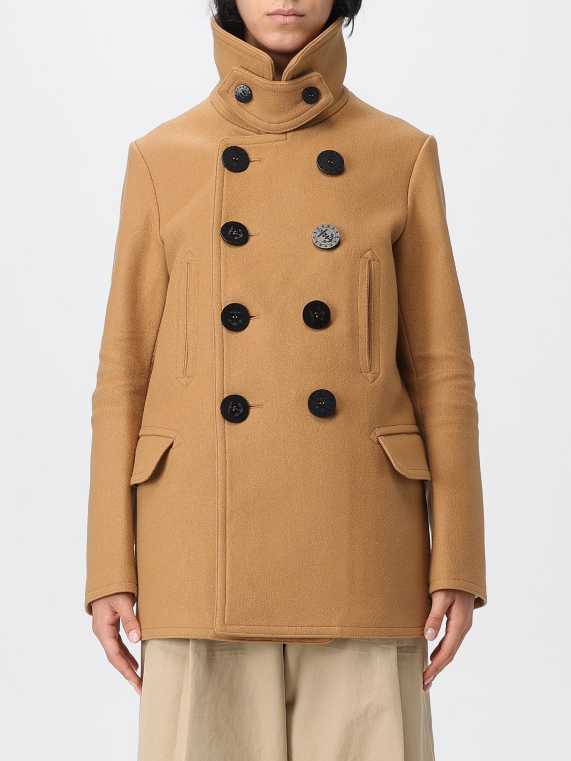 Dsquared2 Coat  Woman Color Brown In Brown