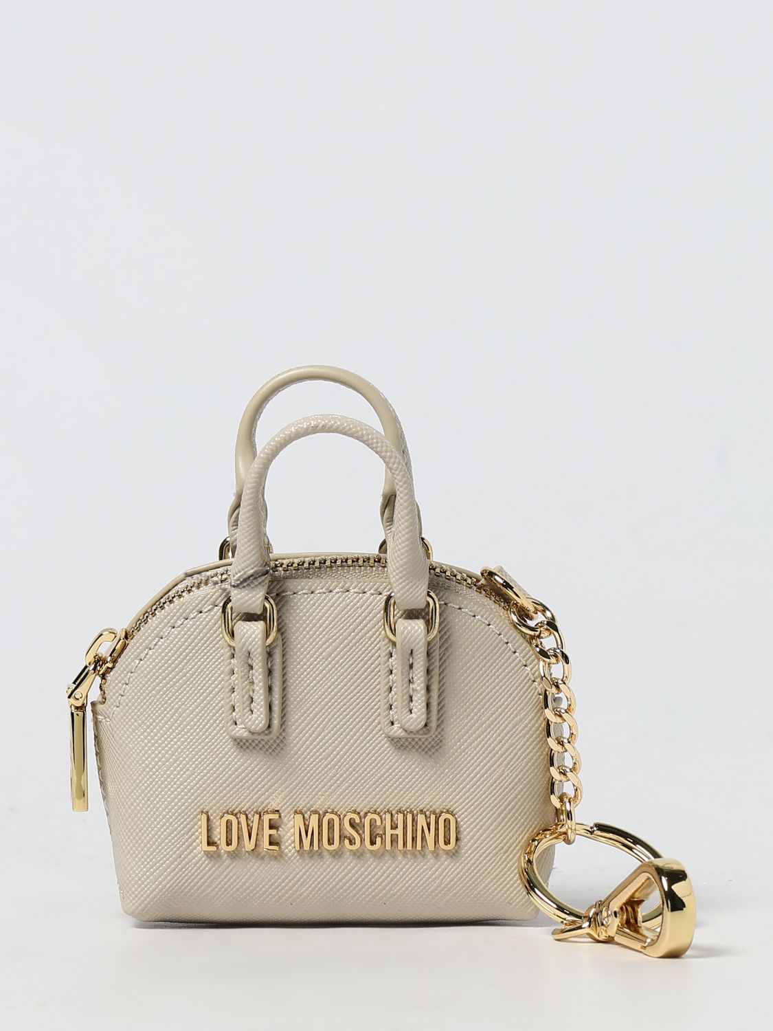 Love Moschino Key Chain  Woman Color Ivory In Neutral