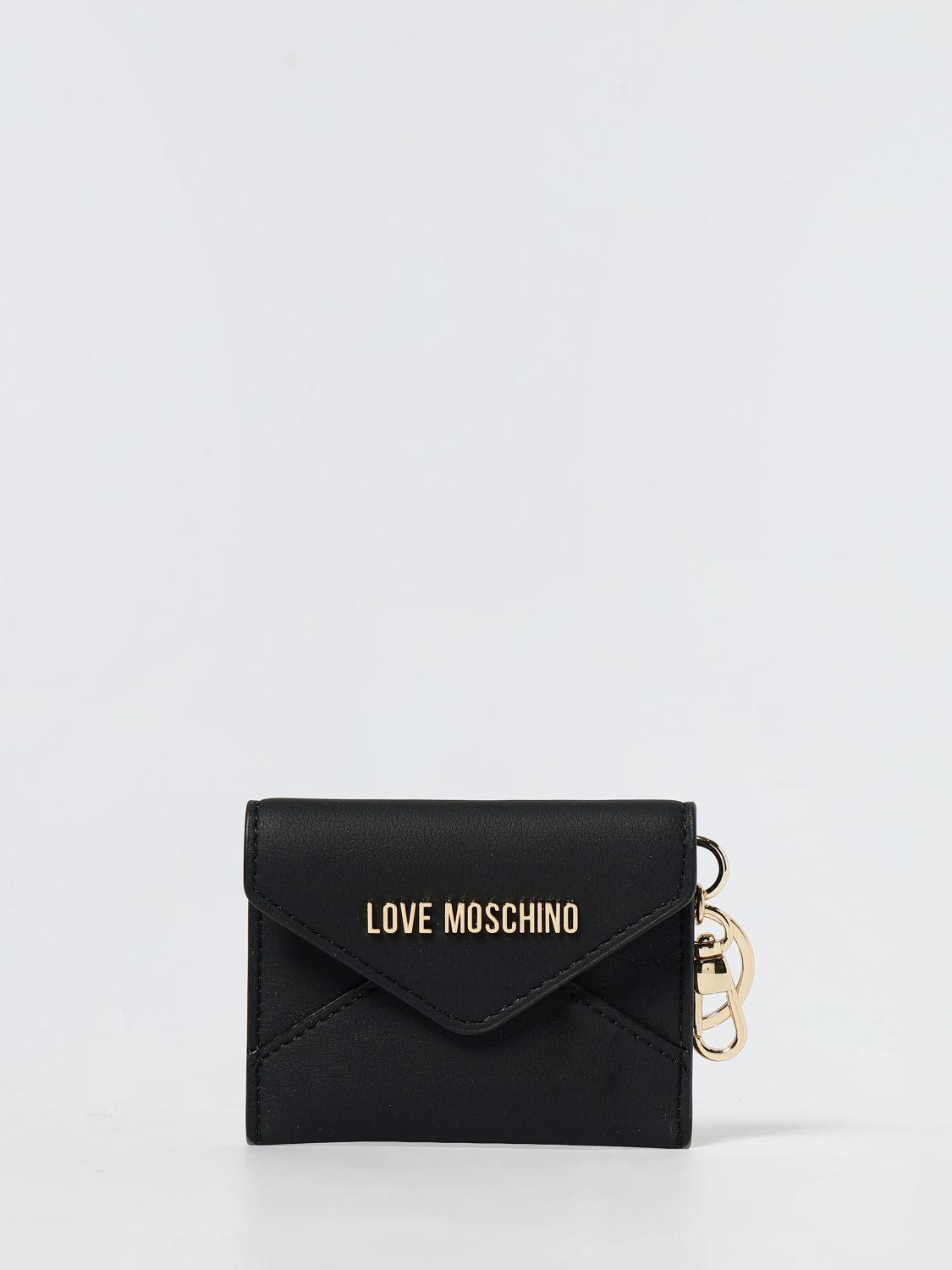 Love Moschino Clutch Woman Color Black In Black