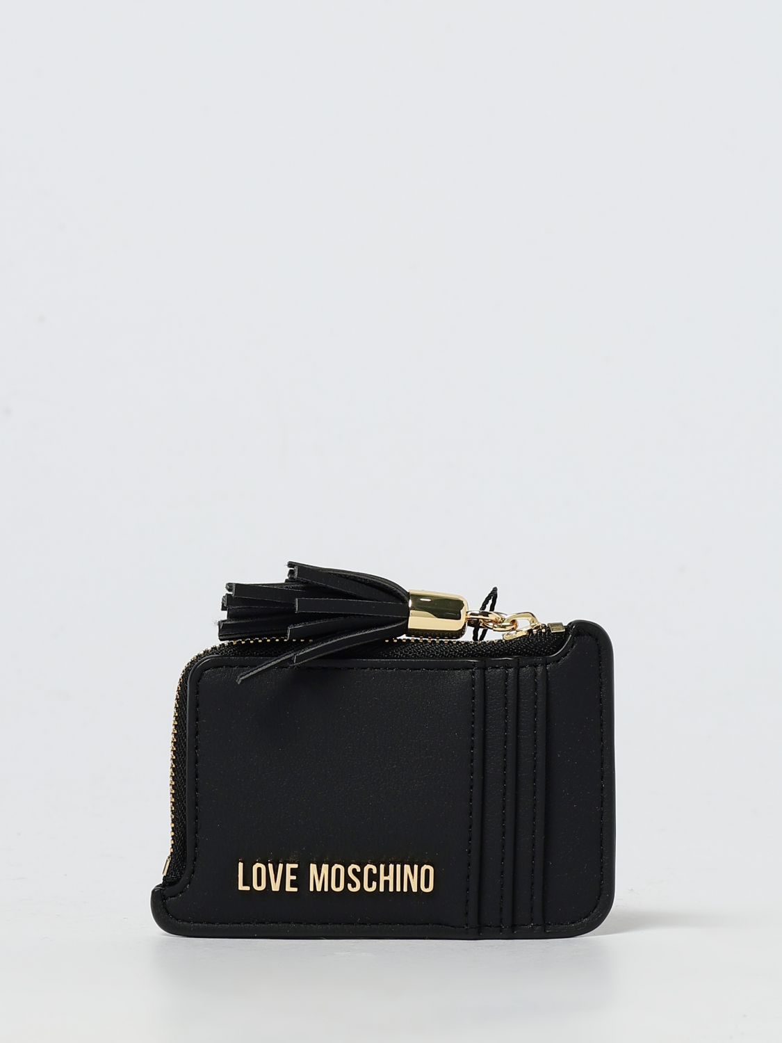 Love Moschino Clutch Woman Color Black In Black