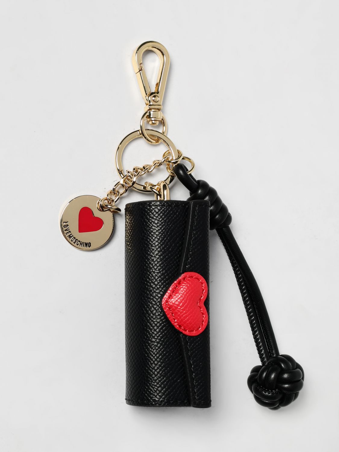 Love Moschino Key Chain  Woman Color Black In Black