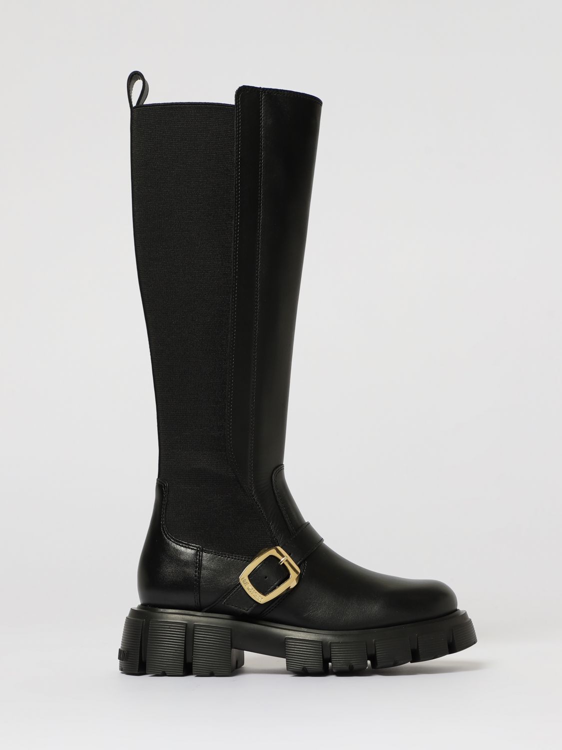 Love Moschino Oxford Shoe Woman Color Black In Black