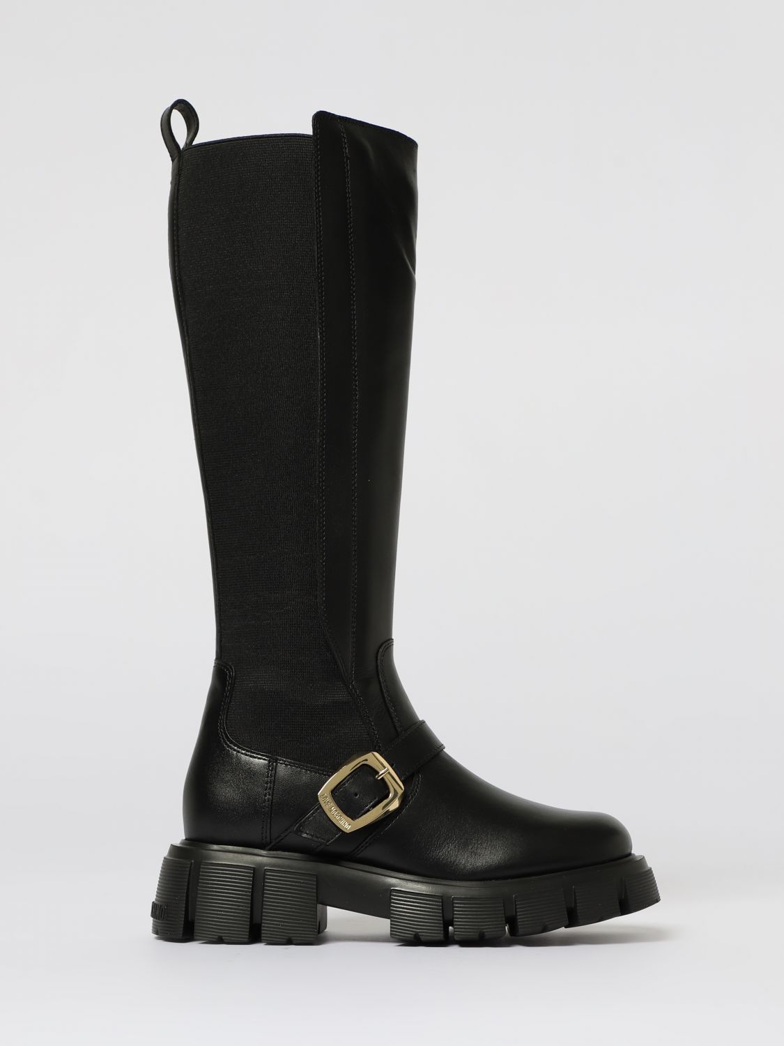 Love Moschino Oxford Shoe Woman Color Black In Black