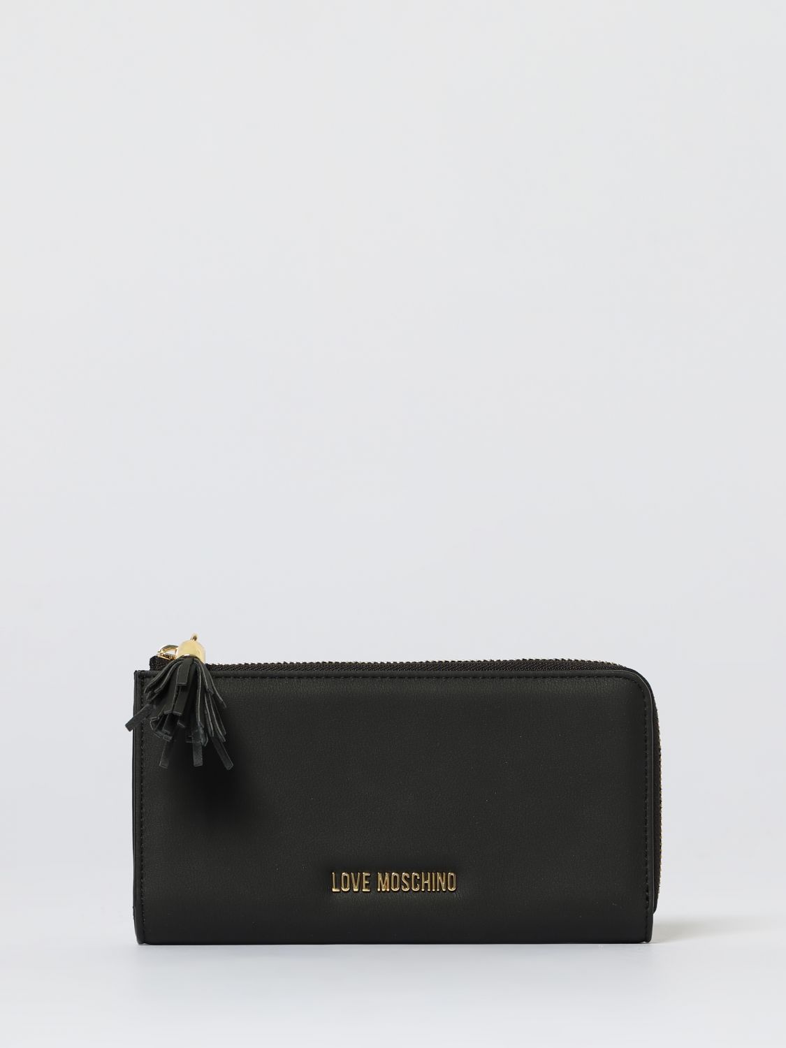 Love Moschino Wallet Woman Color Black In Black
