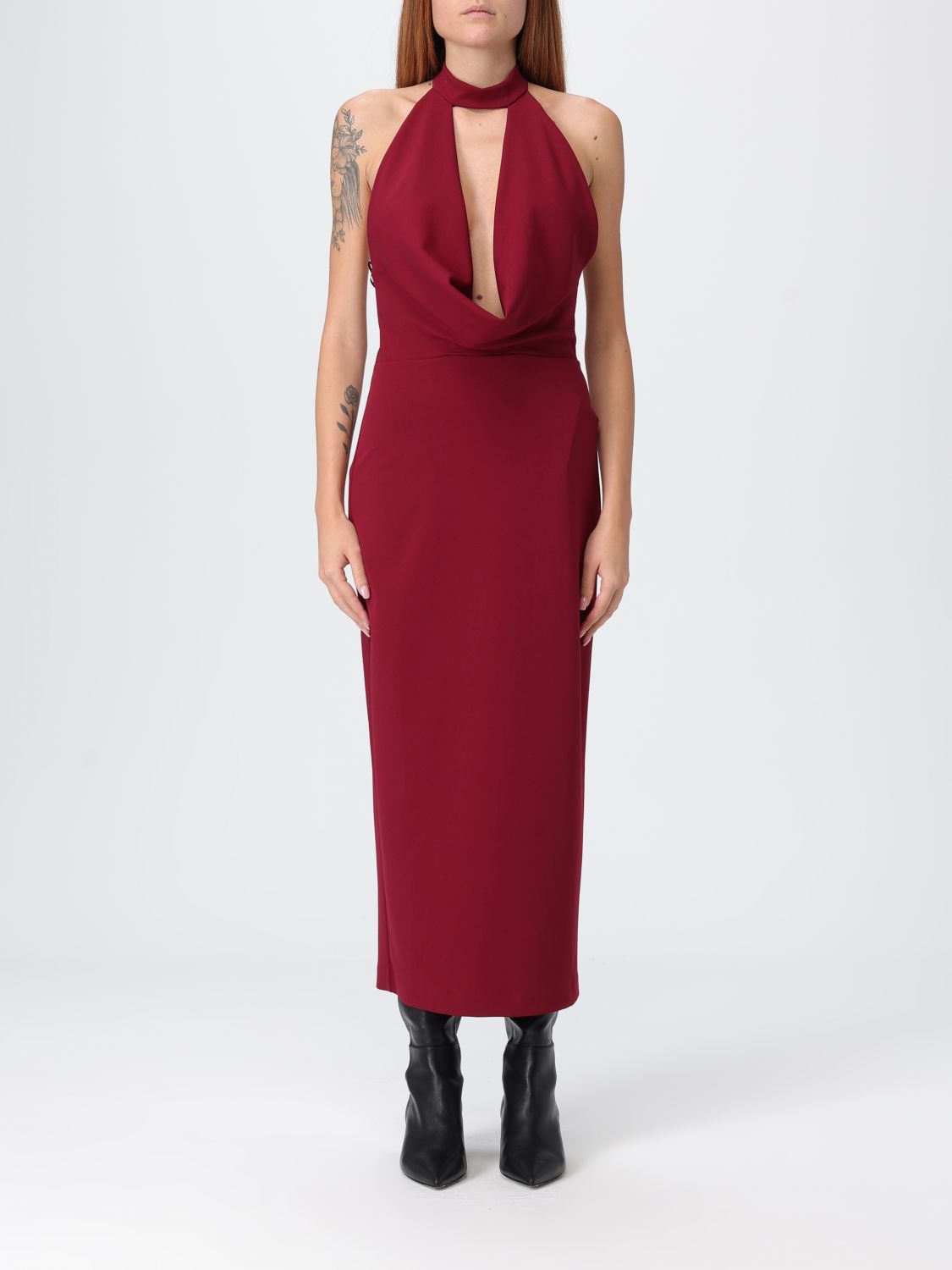 Aniye By Pants Woman Color Violet In Red
