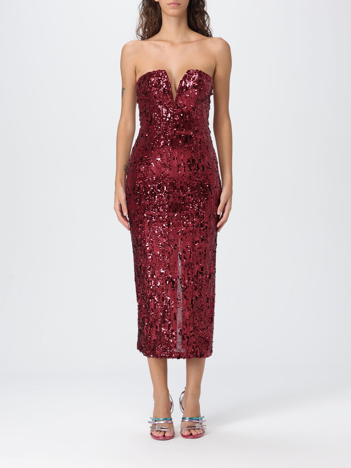 Aniye By Dress Woman Color Violet In Red