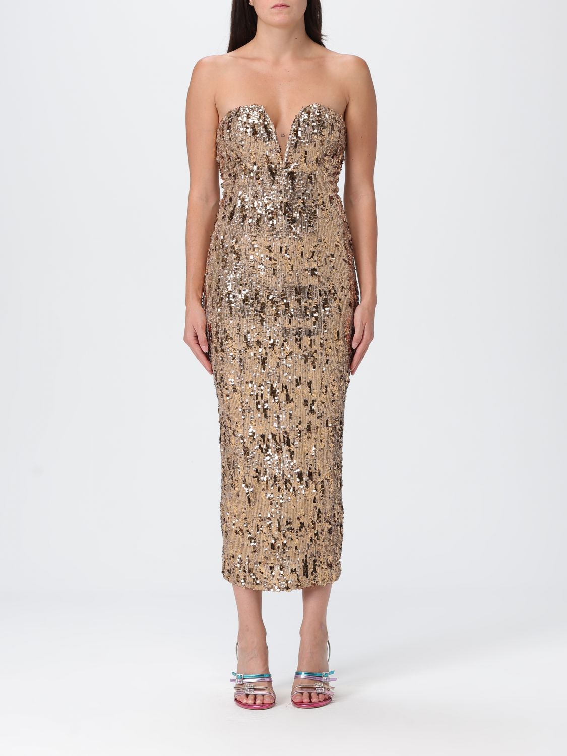 Aniye By Dress Woman Color Gold In Gold