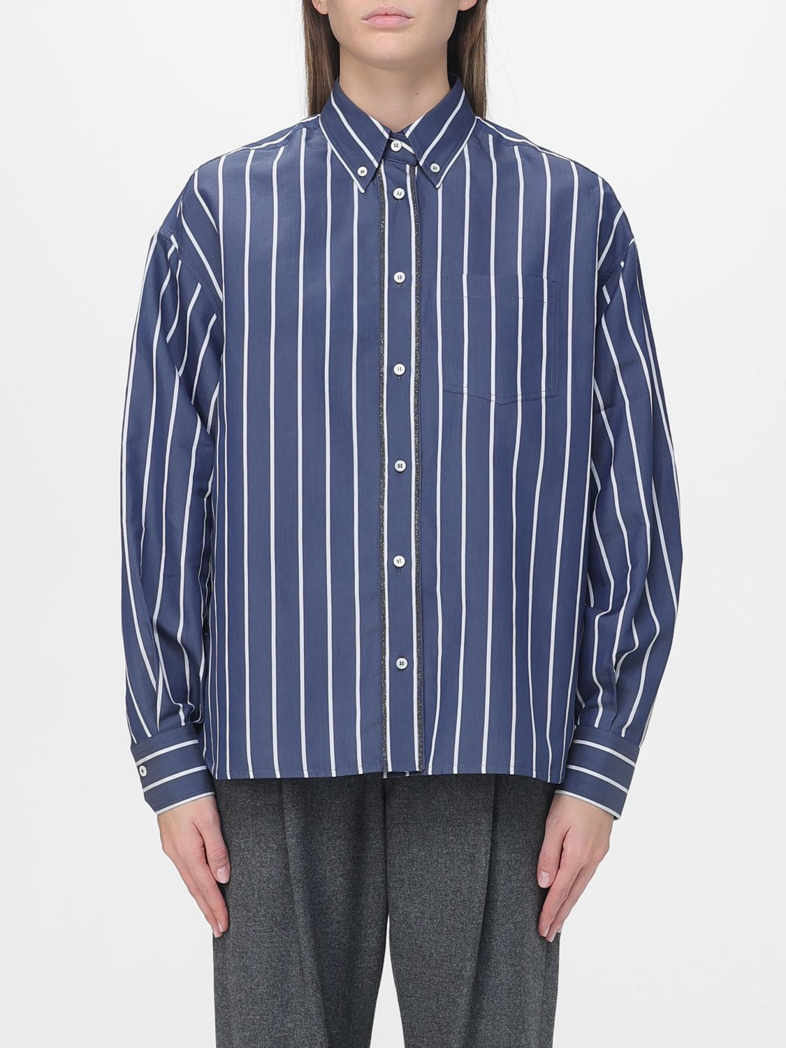 Brunello Cucinelli Skirt  Woman Color Blue