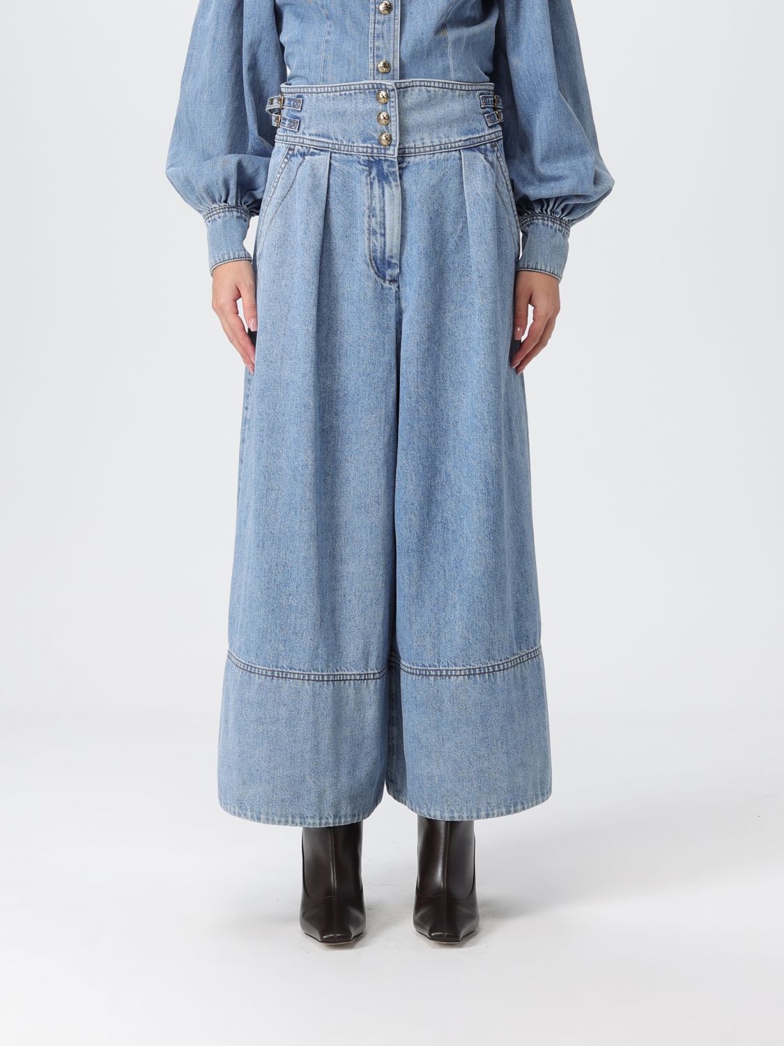Zimmermann Jeans  Woman Color Denim In Blue