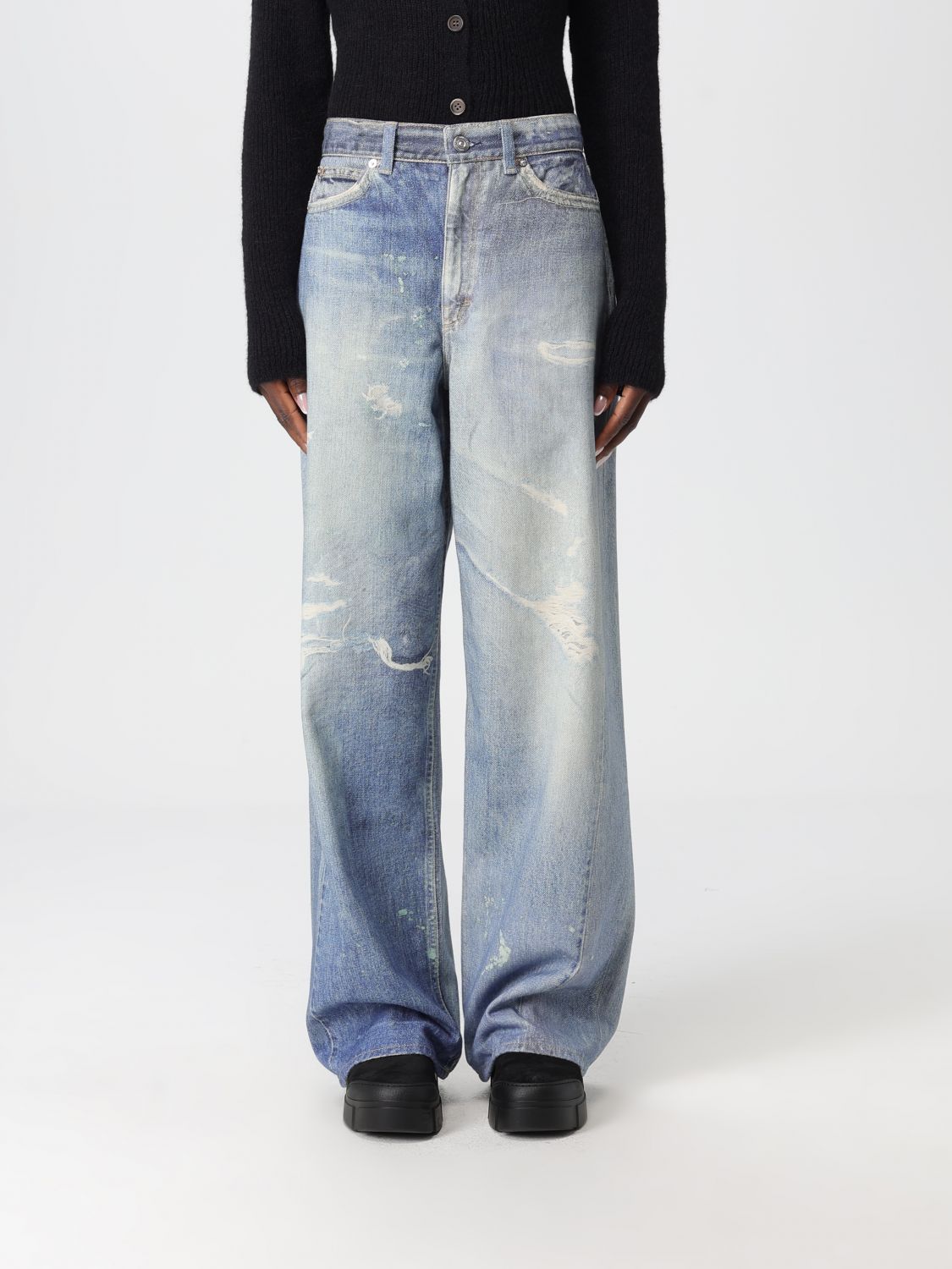 Our Legacy Jeans Woman Color Denim In Blue