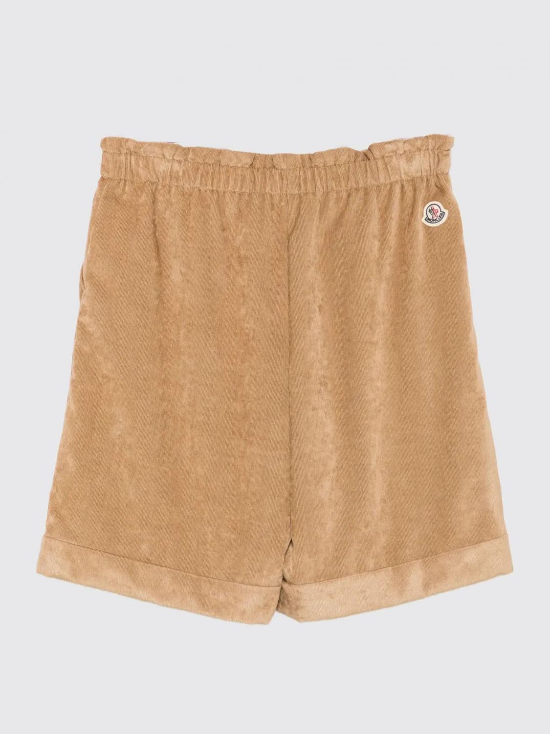 MONCLER Shorts Kids color Beige　MONCLER ショートパンツ キッズカラー ベージュ MONCLER