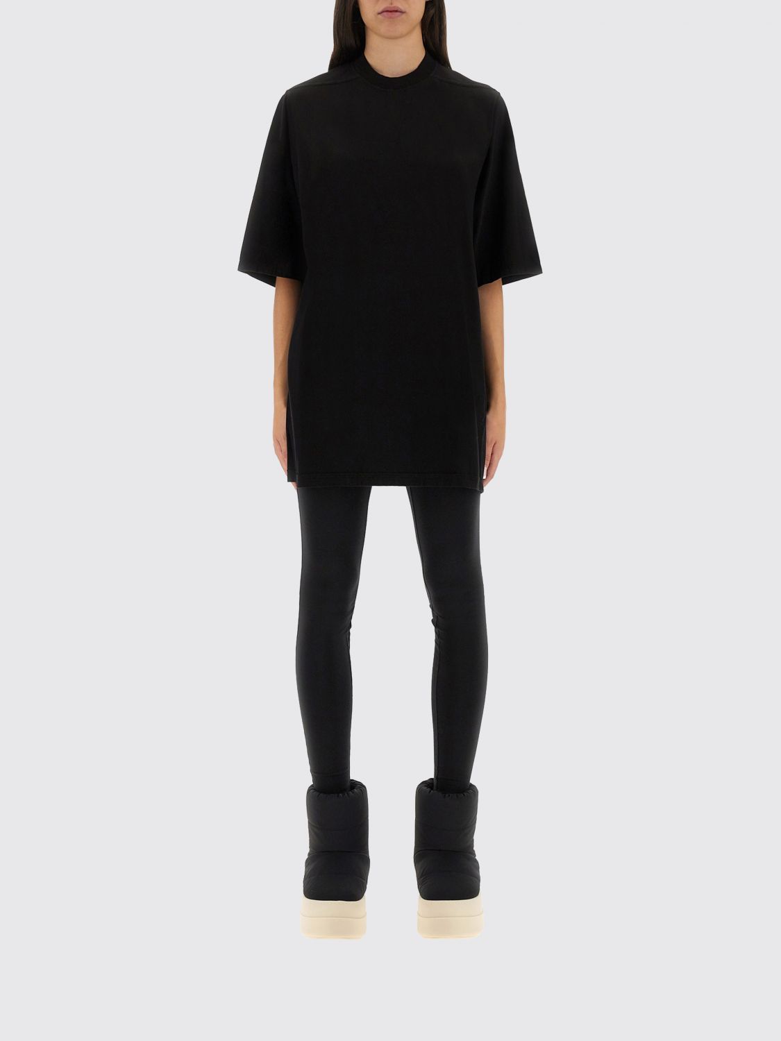 Rick Owens Drkshdw T-shirt  Woman Color Black In Black