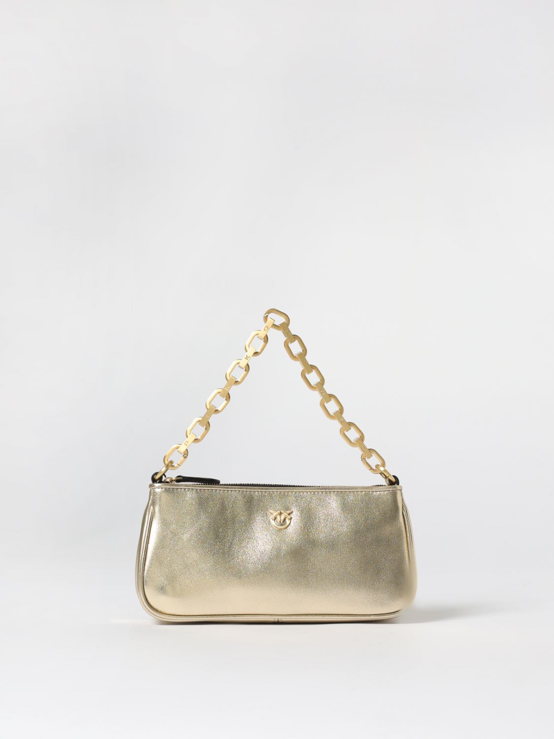 Pinko Shoulder Bag Woman Color Gold In Gold