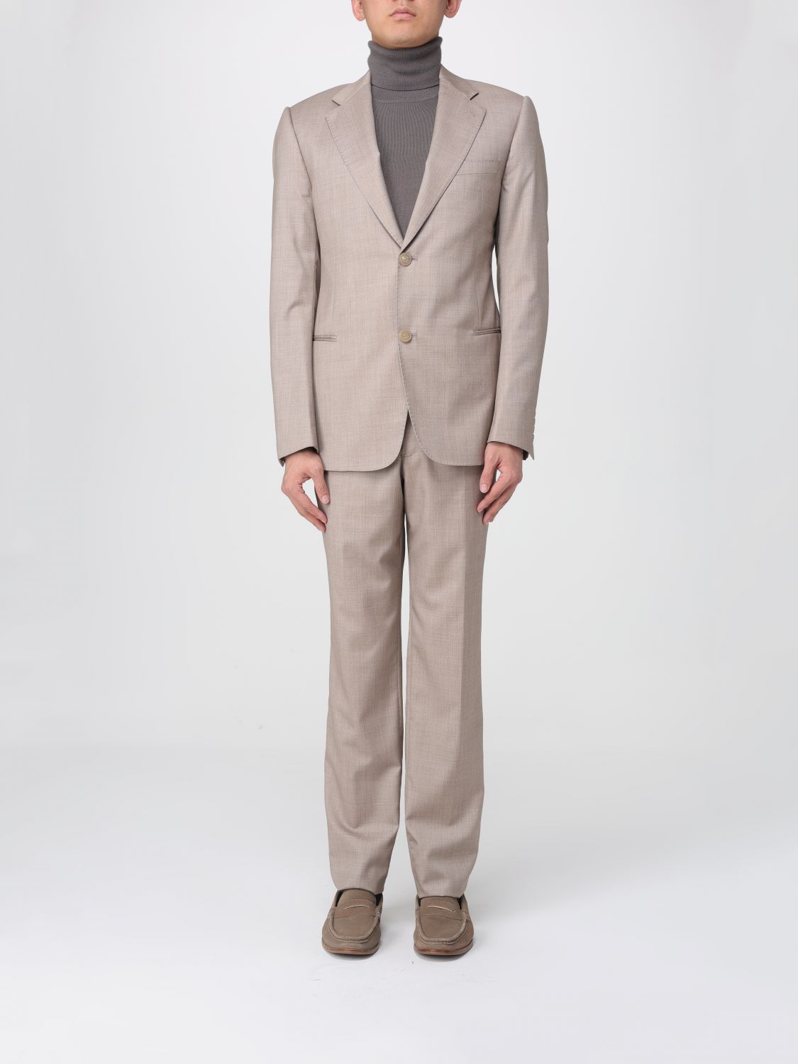 Suit EMPORIO ARMANI Men color Brown
