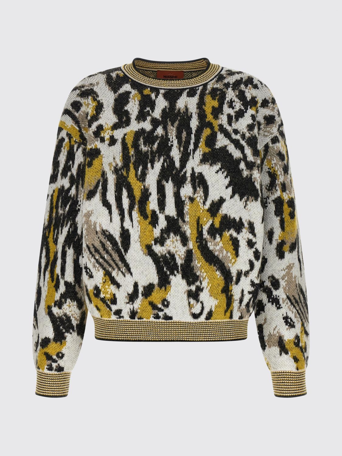 Missoni Abstract Design Knit Sweater In Multi