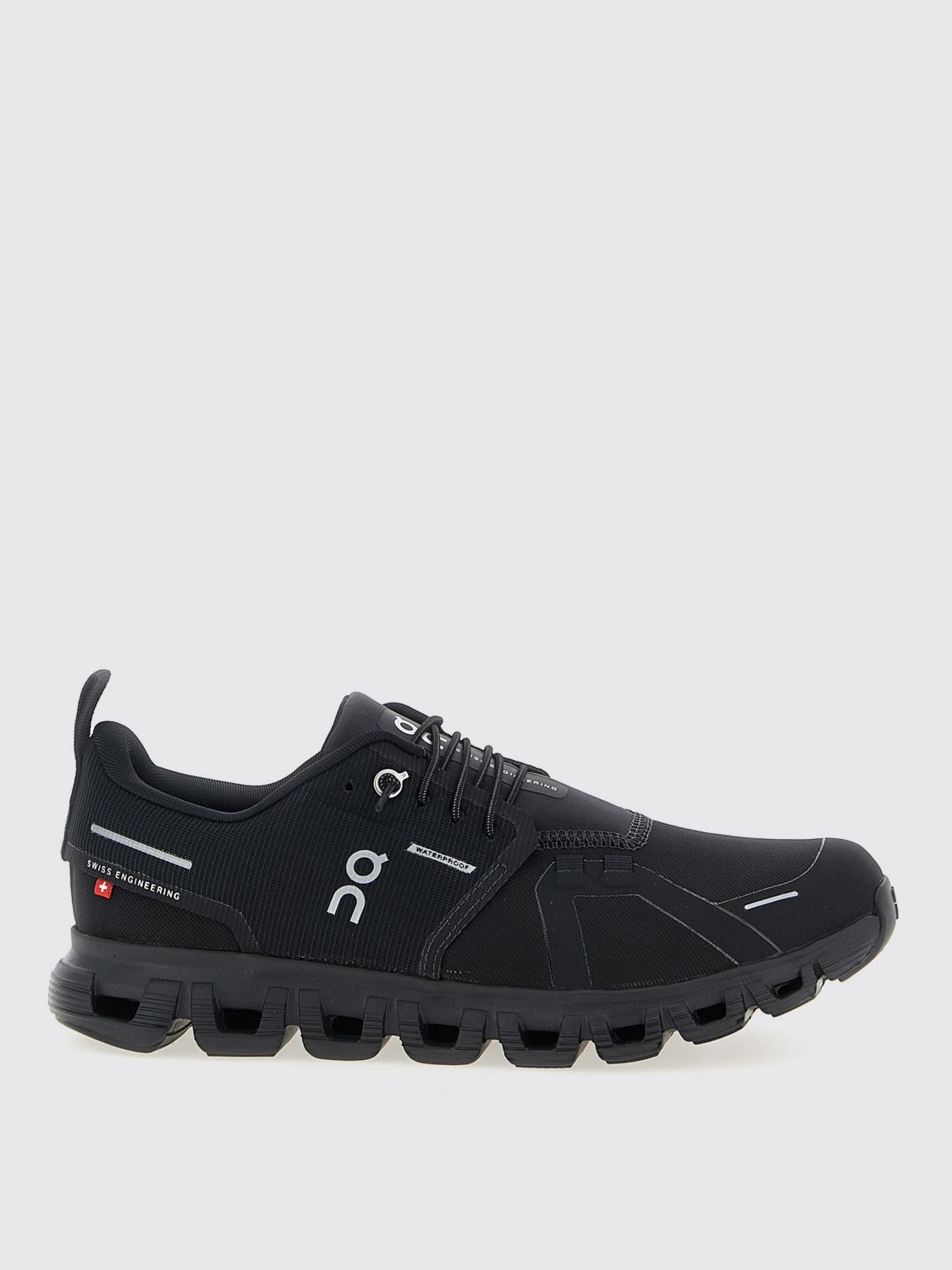 On Running Cloud 5 Waterproof Everyday Shoe In Black