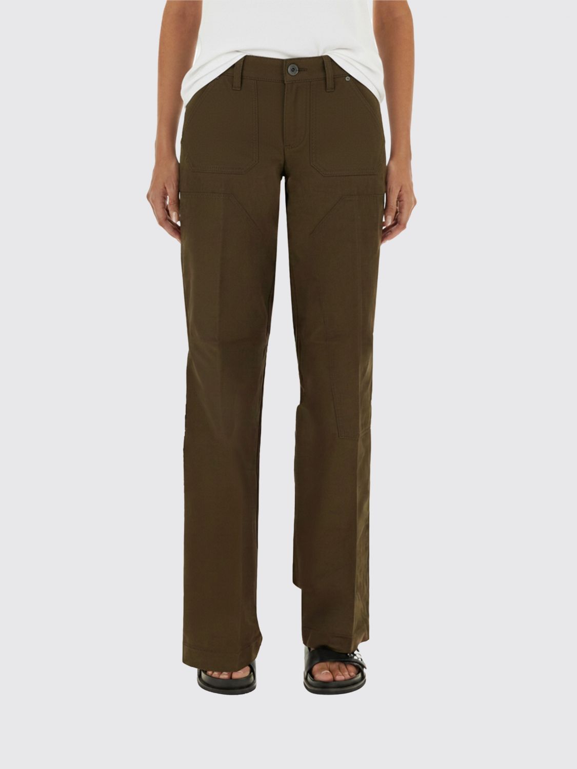 Tory Burch Pants Woman Color Green