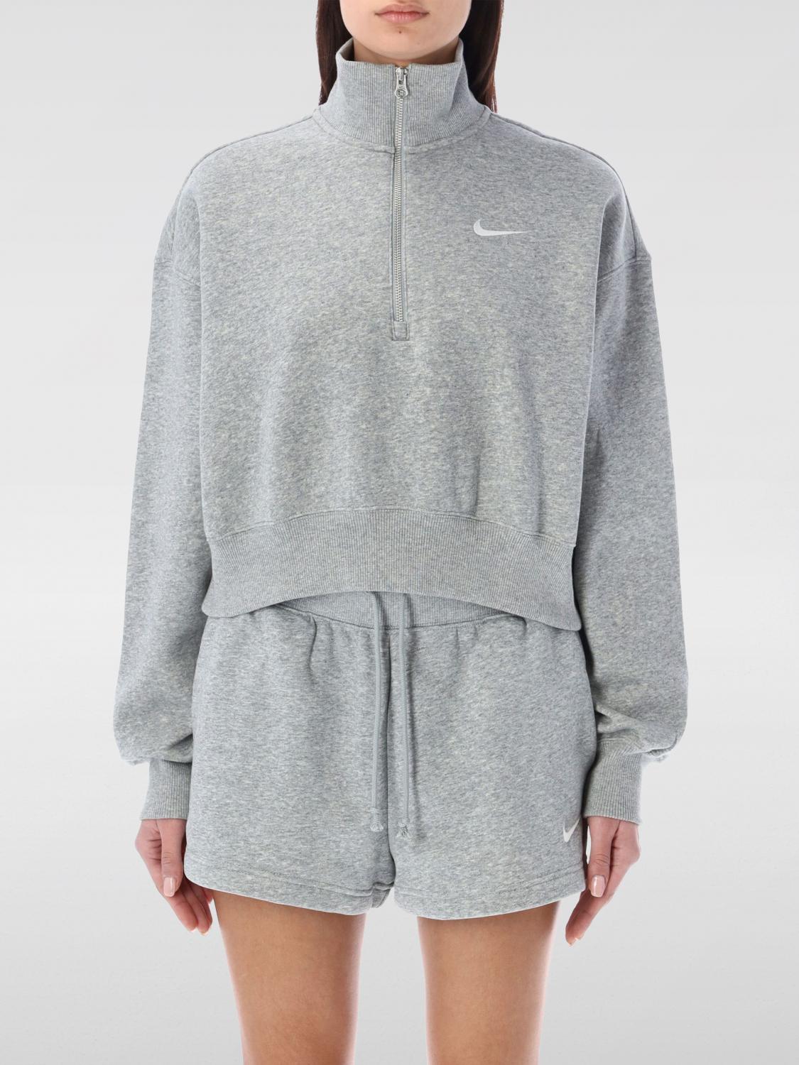 Nike Sweatshirt  Woman Color Grey In Gray