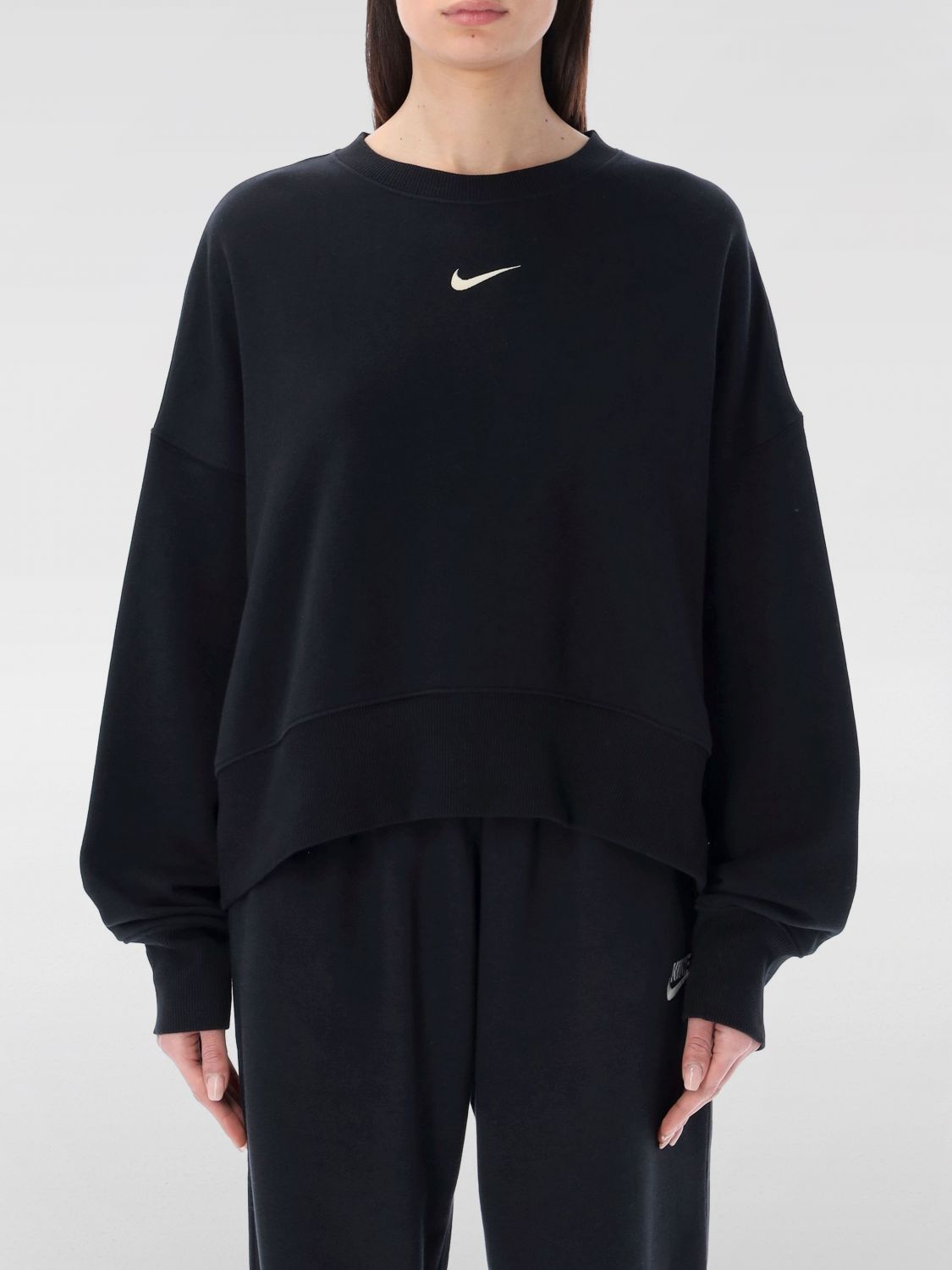Nike Sweatshirt Woman Color Black In Black