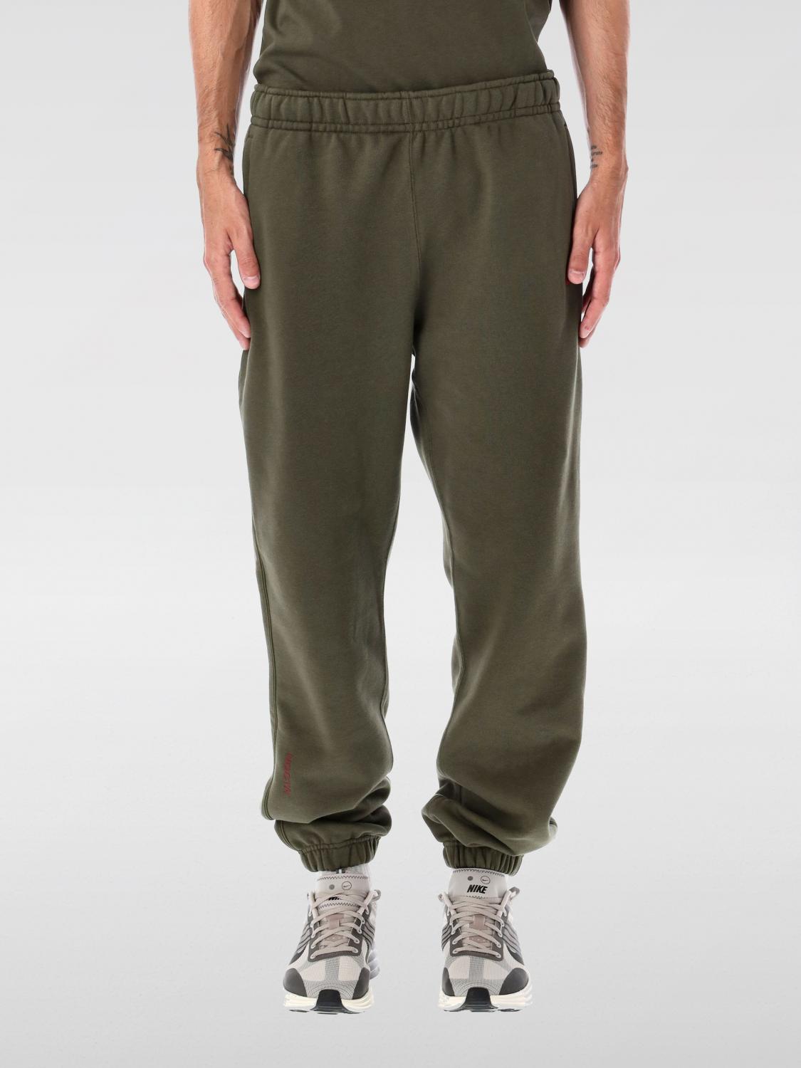 Nike Elastic-waist Fleece Track Pants In Green