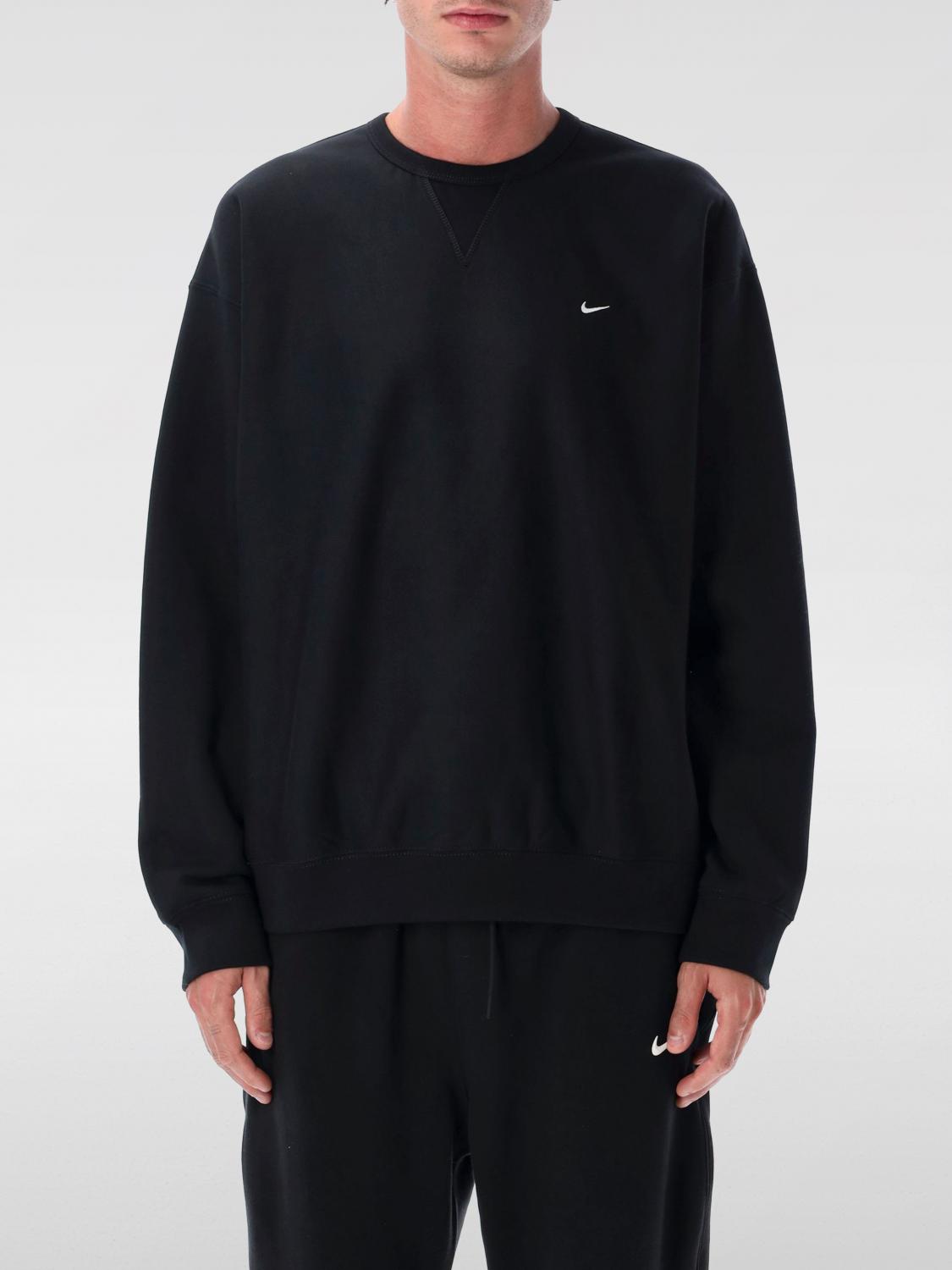 Nike Solo Swoosh Sweatshirt In Black