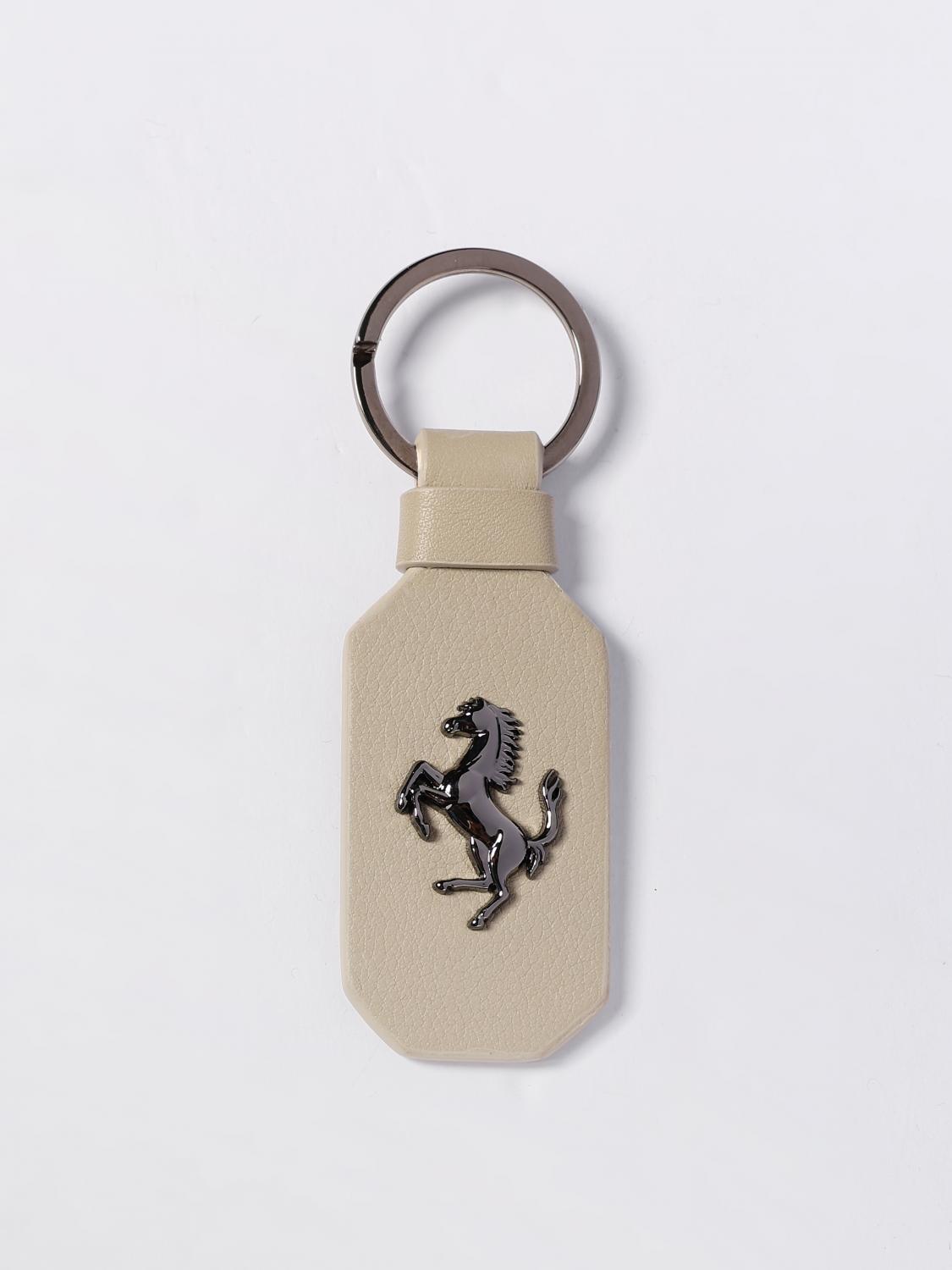 Ferrari Keyring  Men Color Grey In Gray