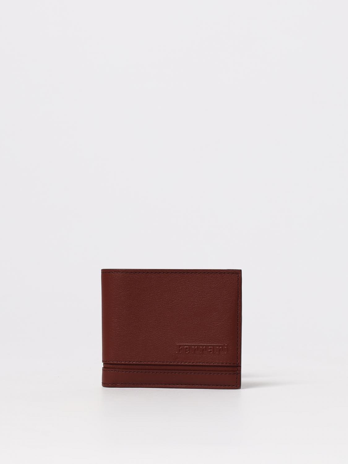 Ferrari Wallet  Men Color Brown In Brown