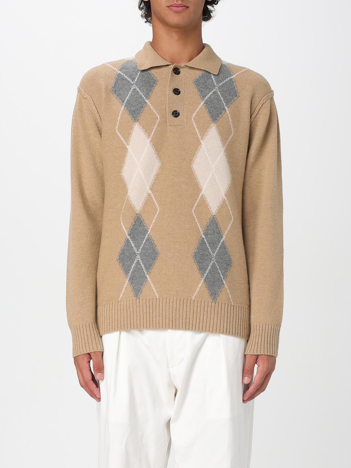 PAOLO PECORA Polo Herren Farbe Beige