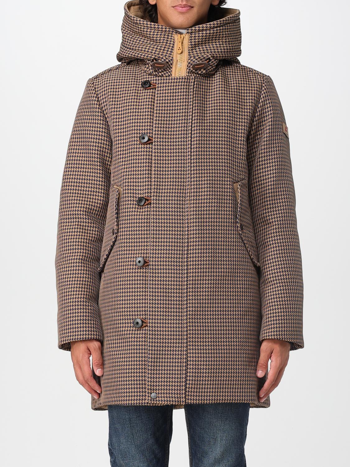 Peuterey Coat Men Color Camel In Brown