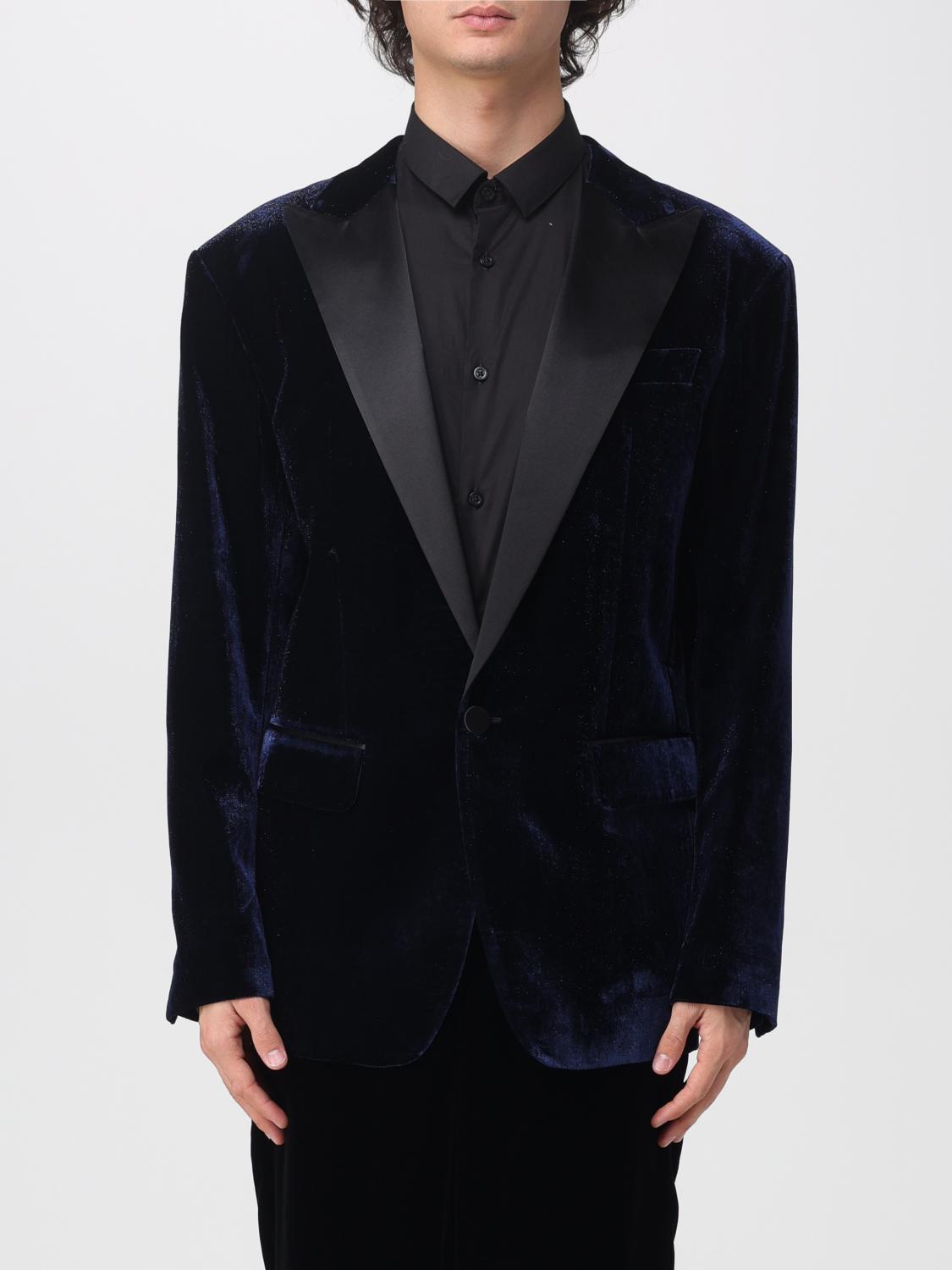 Dsquared2 Jacket Men Color Blue In Blue