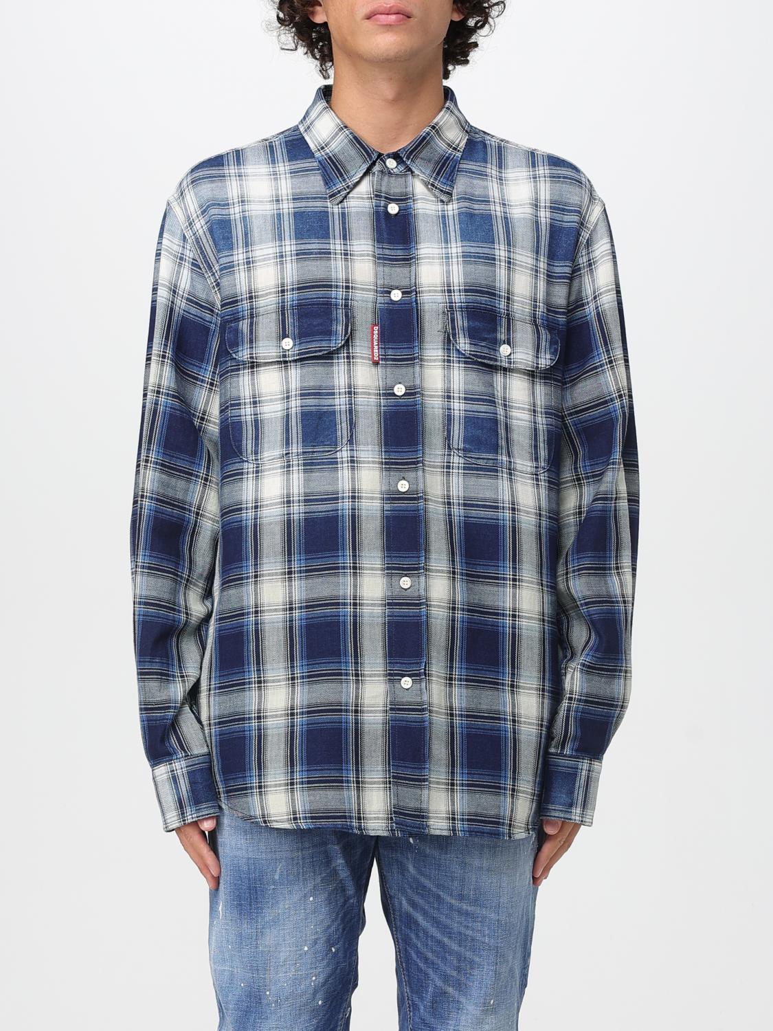 Shirt DSQUARED2 Men color Blue