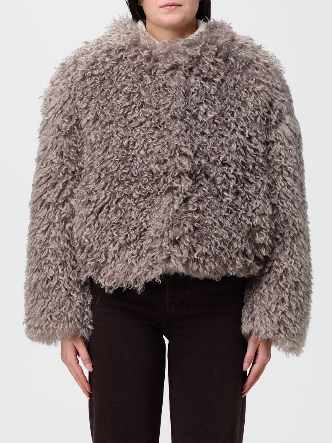 Tagliatore Plush Textured Bomber Jacket In Multi