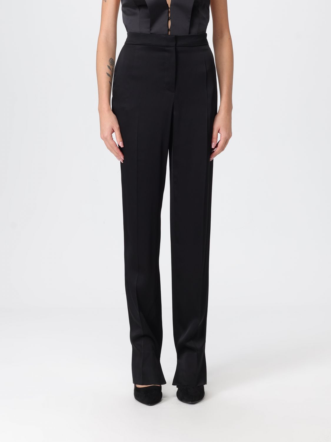 Elisabetta Franchi Pants  Woman Color Black In Black