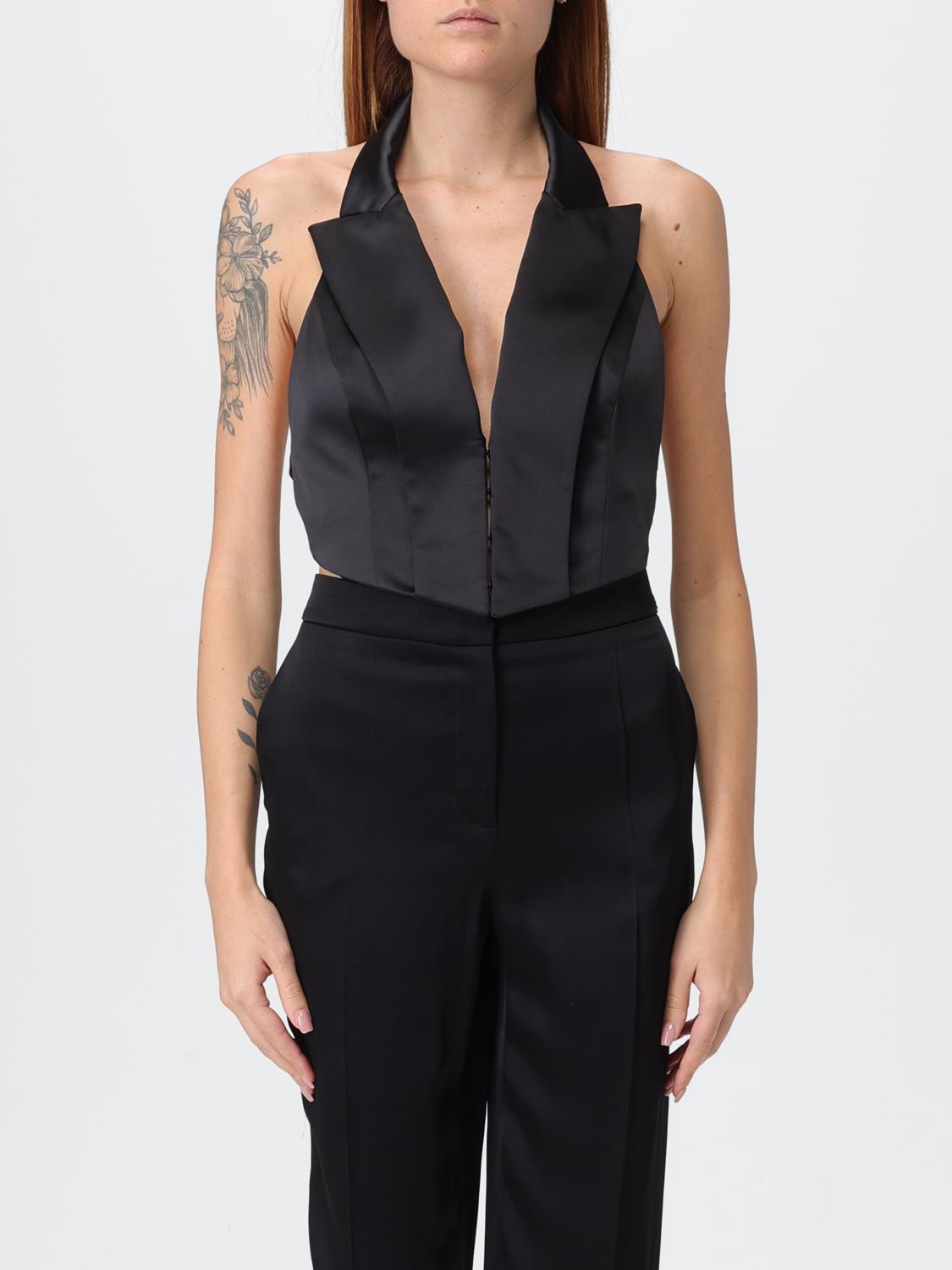 Elisabetta Franchi Halter-neck Blouse In Black
