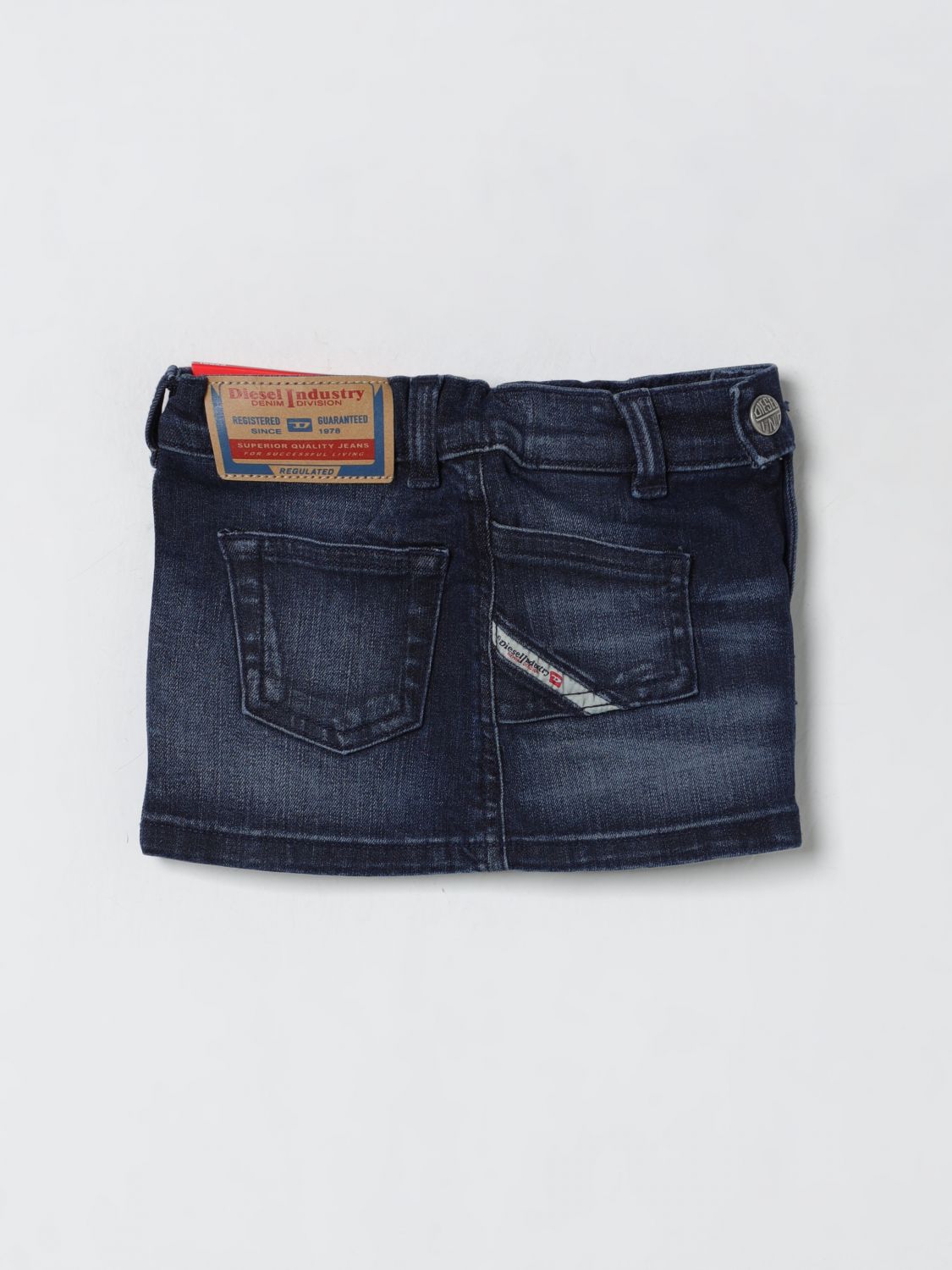 Diesel Babies' Skirt  Kids Color Denim In Blue