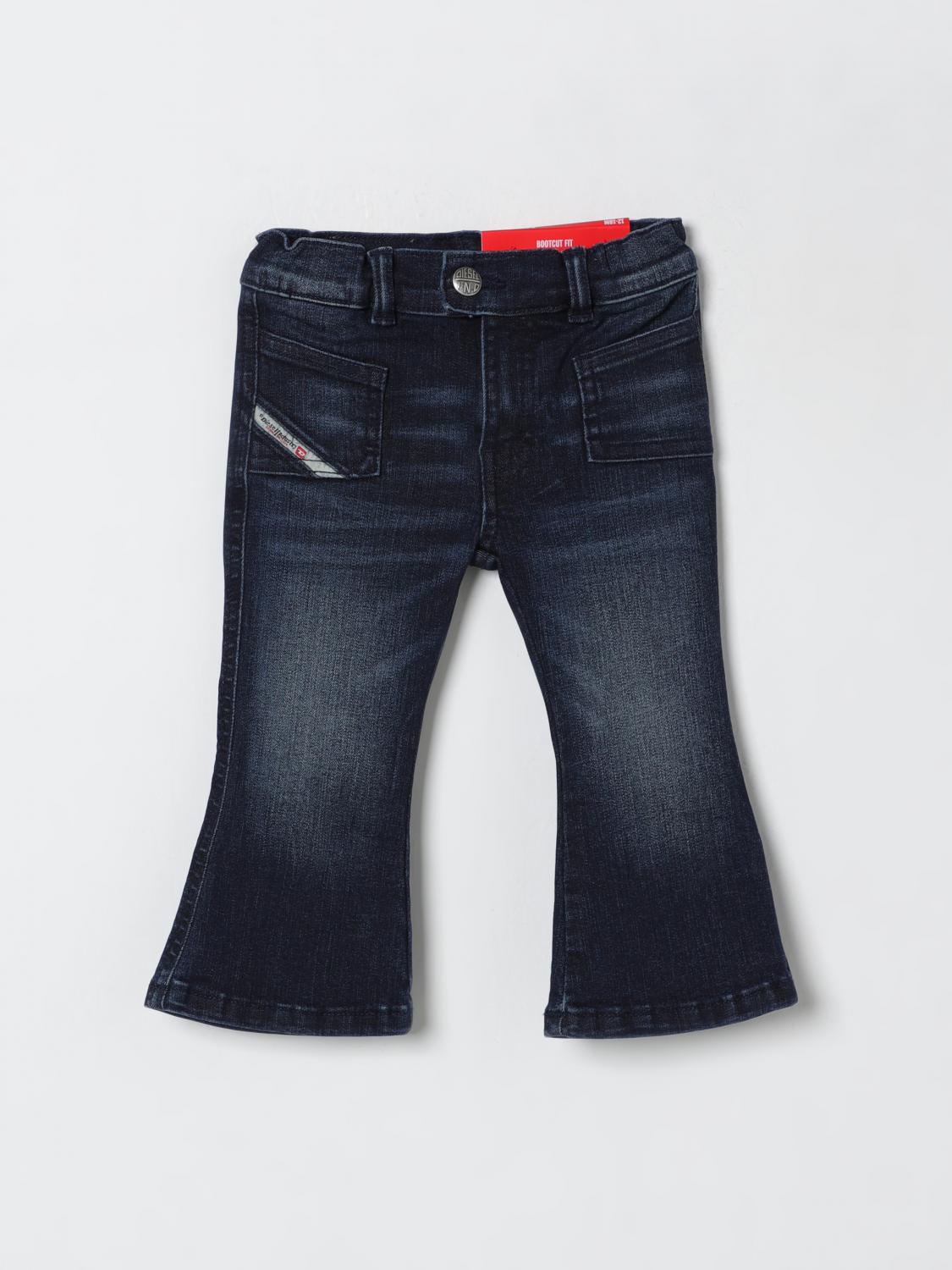 Diesel Jeans Kids Color Denim In Blue
