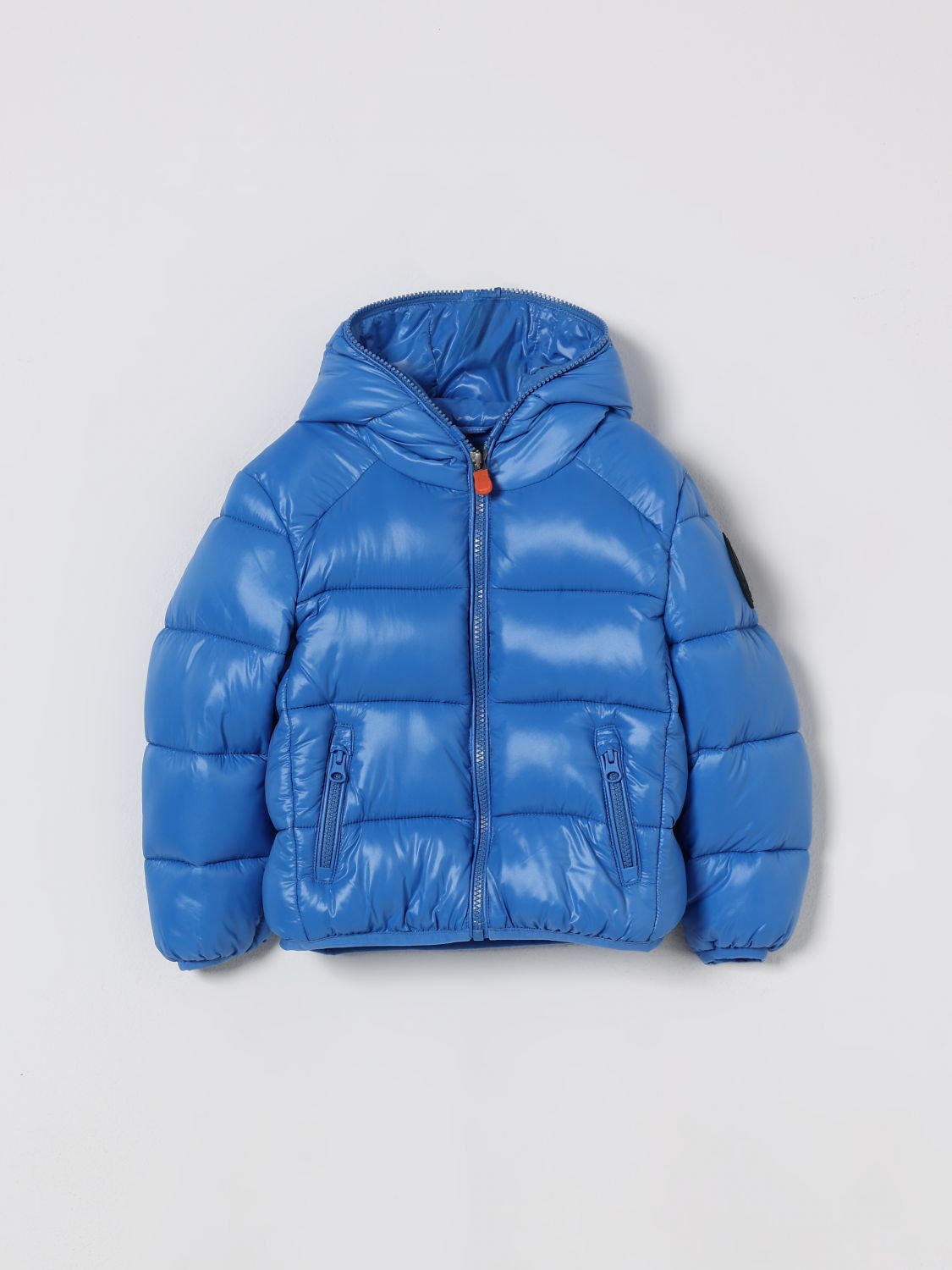 Save The Duck Jacket  Kids Color Gnawed Blue In Blue