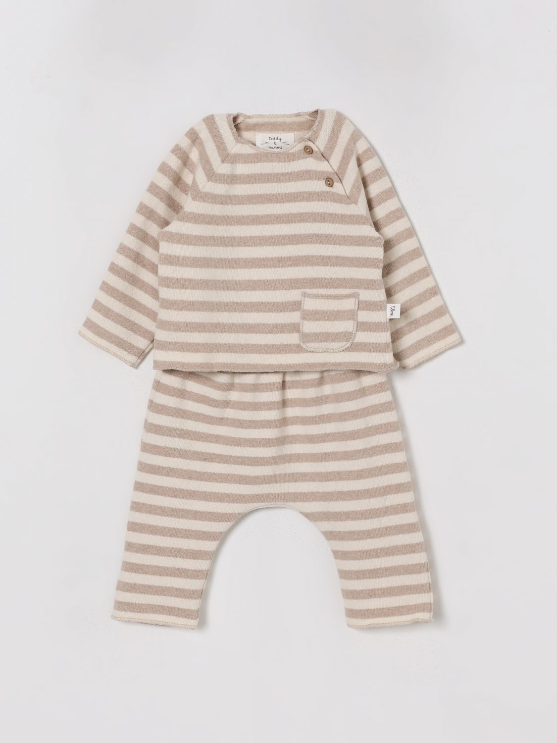 Teddy & Minou Jumpsuit  Kids Color Beige In Neutral