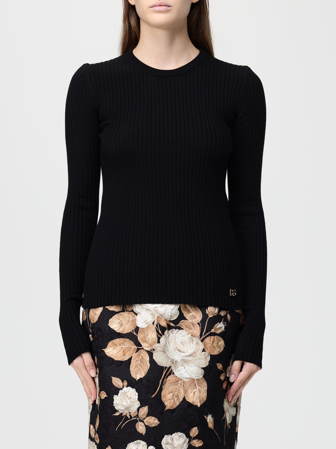 Dolce & Gabbana Sweater  Woman Color Black In Black