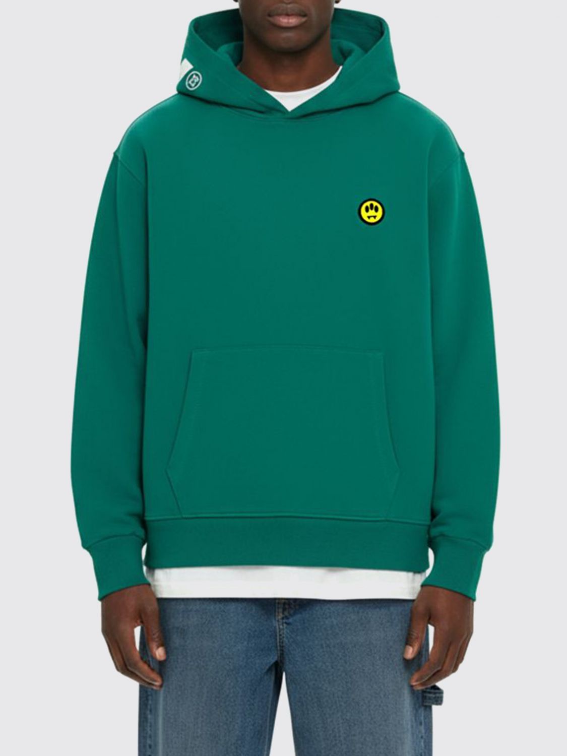 卫衣 BARROW 男士 颜色 绿色